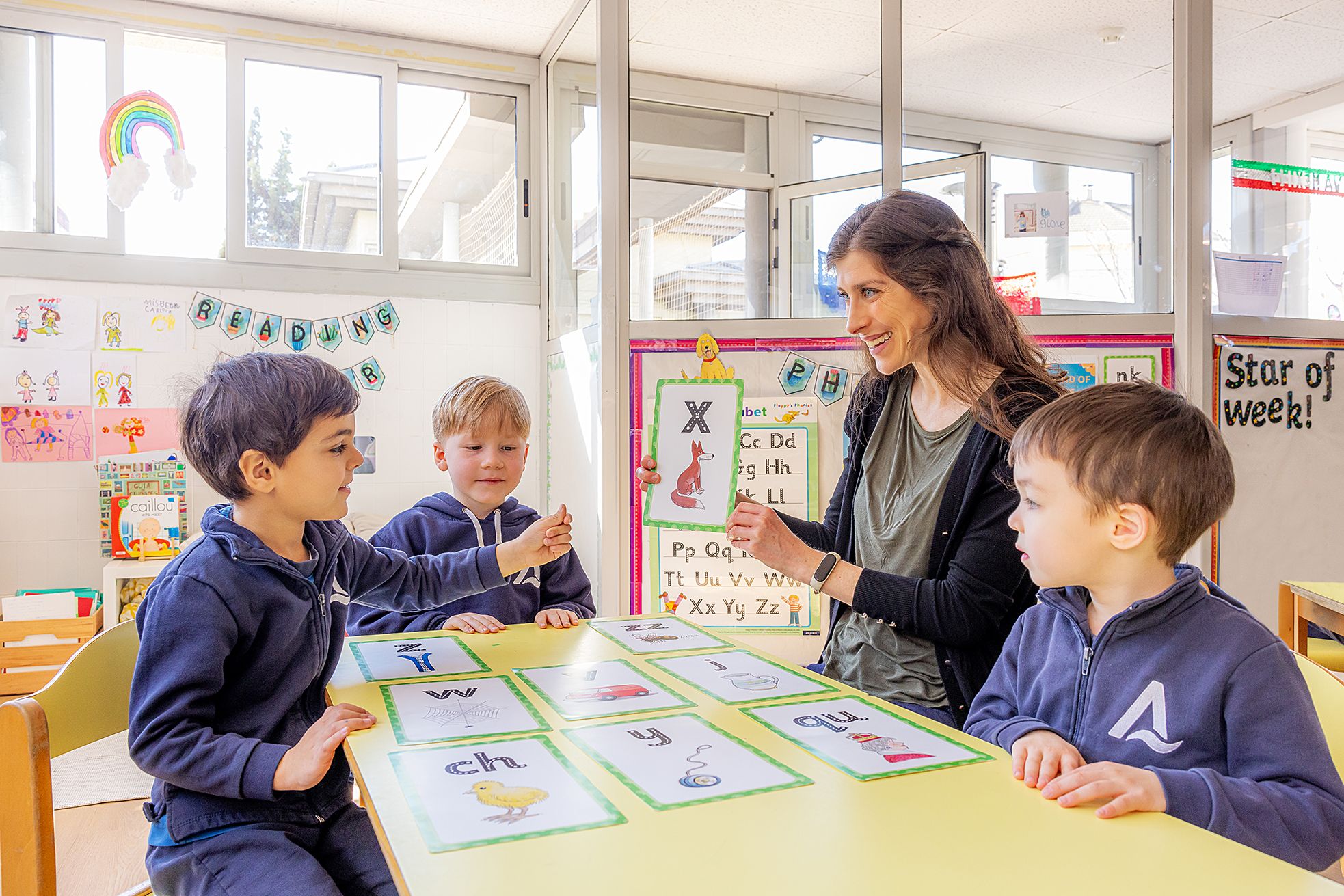 Alumnes de l'Agora Patufet Infant School. FOTO: Cedida