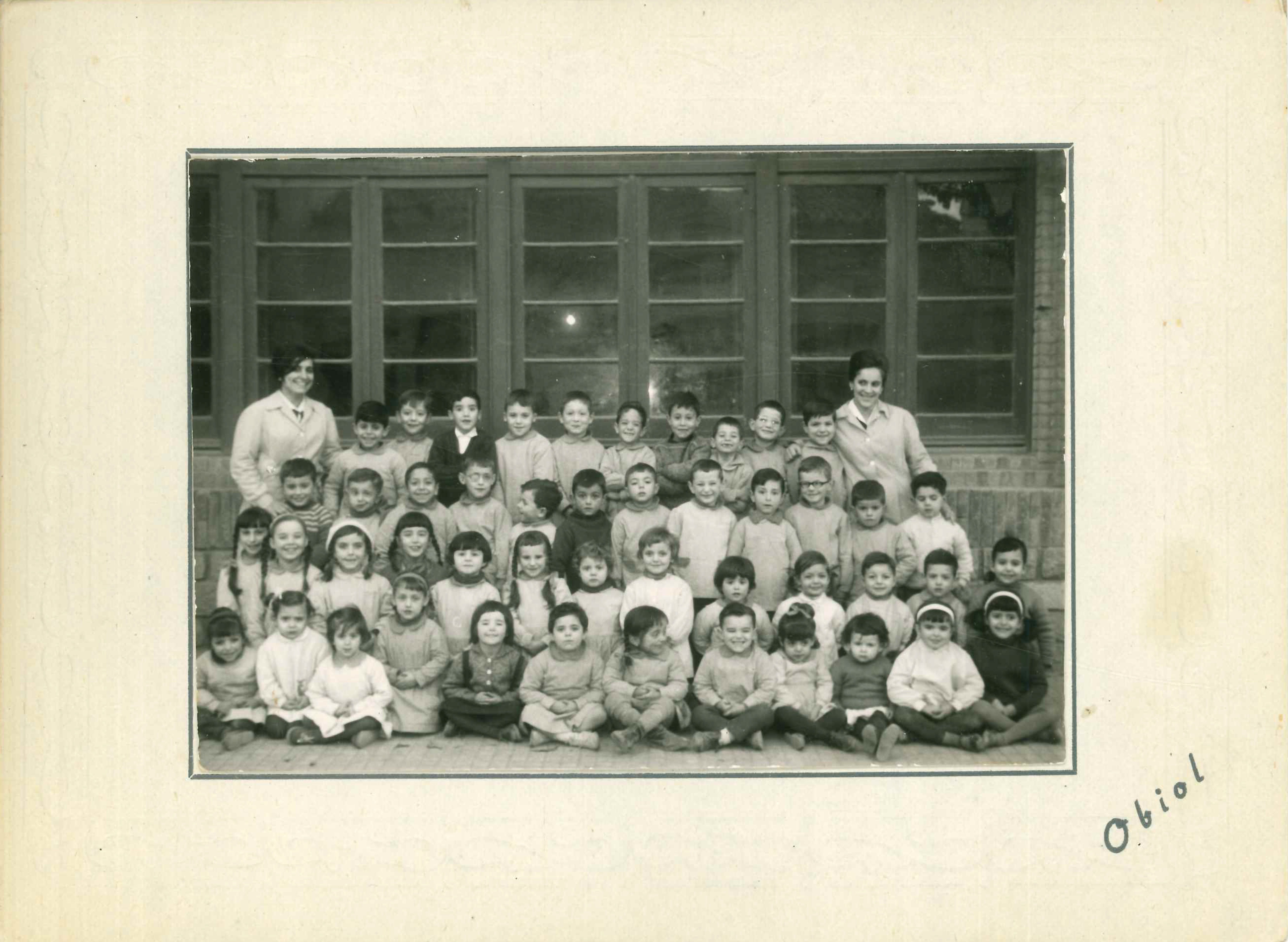 "Els caganers", la llar d’infants Parvulari Ave Maria. FOTO: Cedida (Col·lecció Dolors Gabernet)