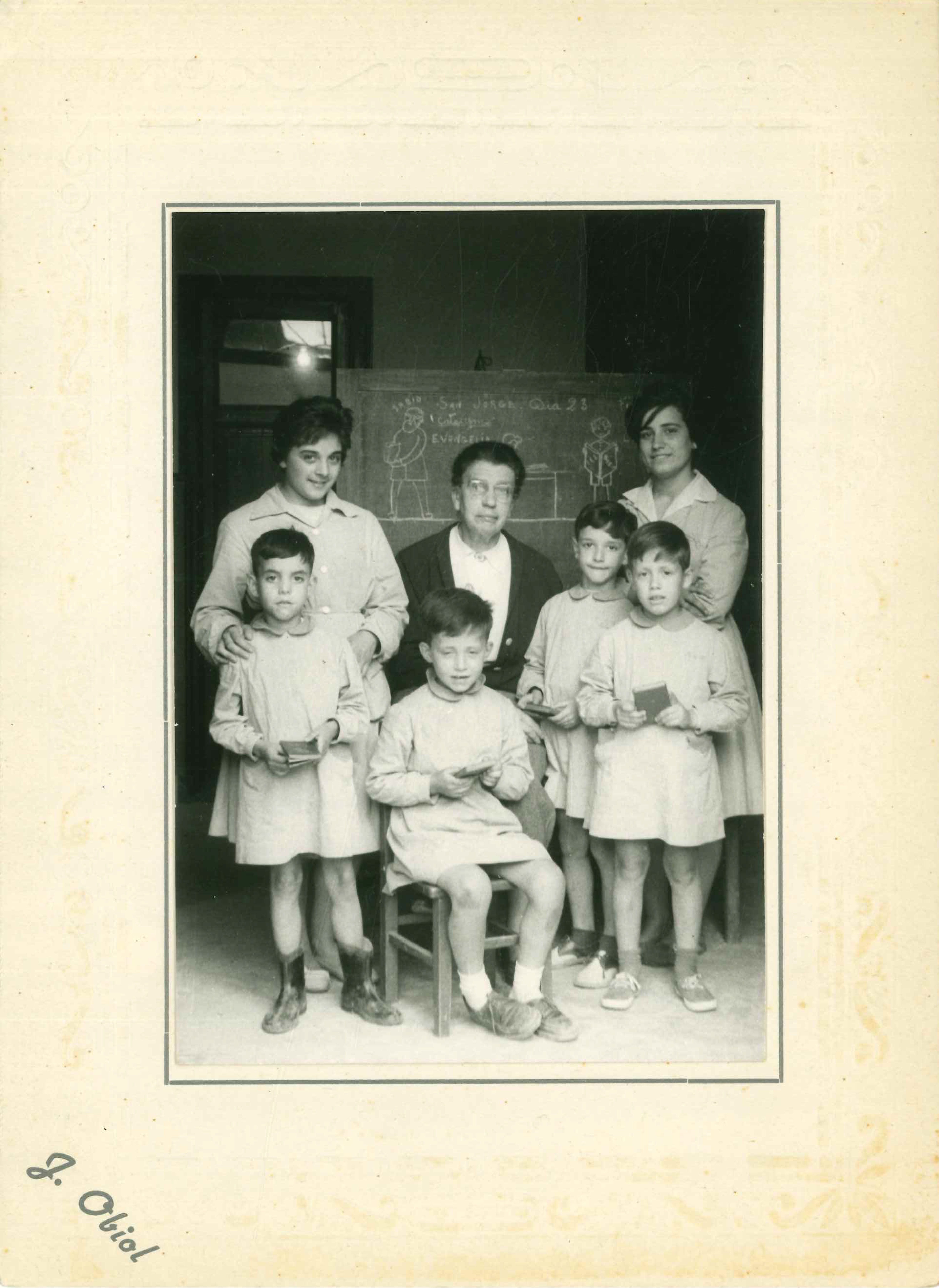 "Els caganers", la llar d’infants Parvulari Ave Maria. FOTO: Cedida (Col·lecció Dolors Gabernet)