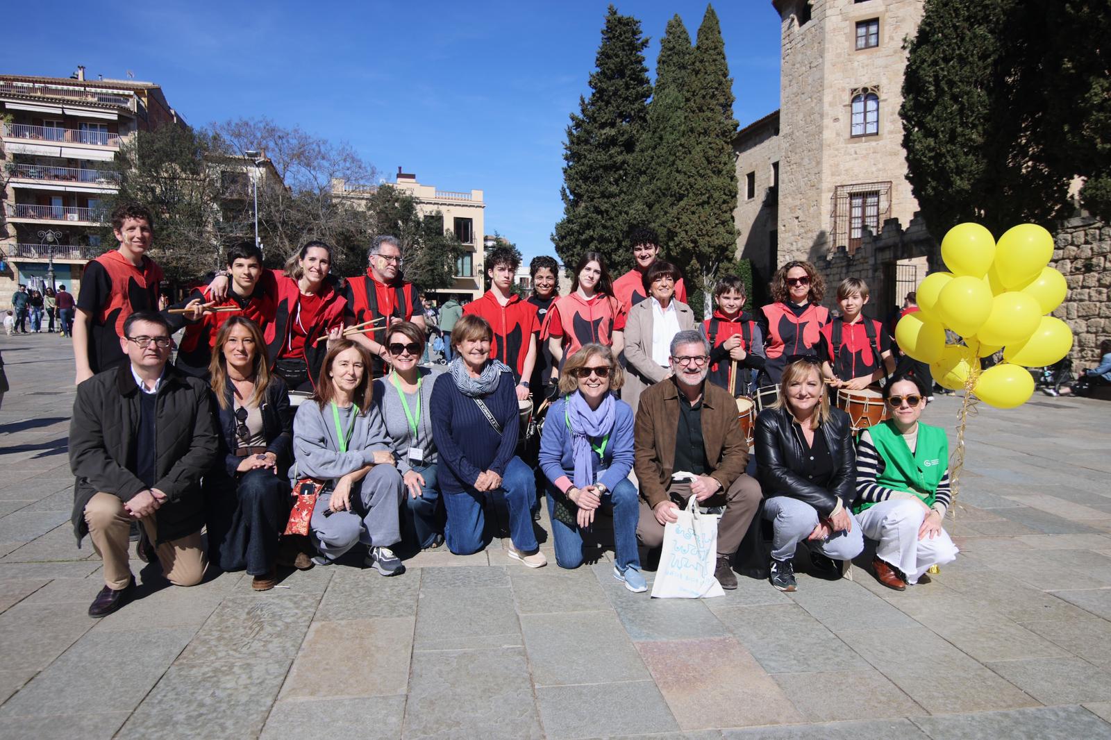 Sant Cugat s’uneix contra el càncer infantil amb un missatge d'esperança i solidaritat. FOTO: Ajuntament