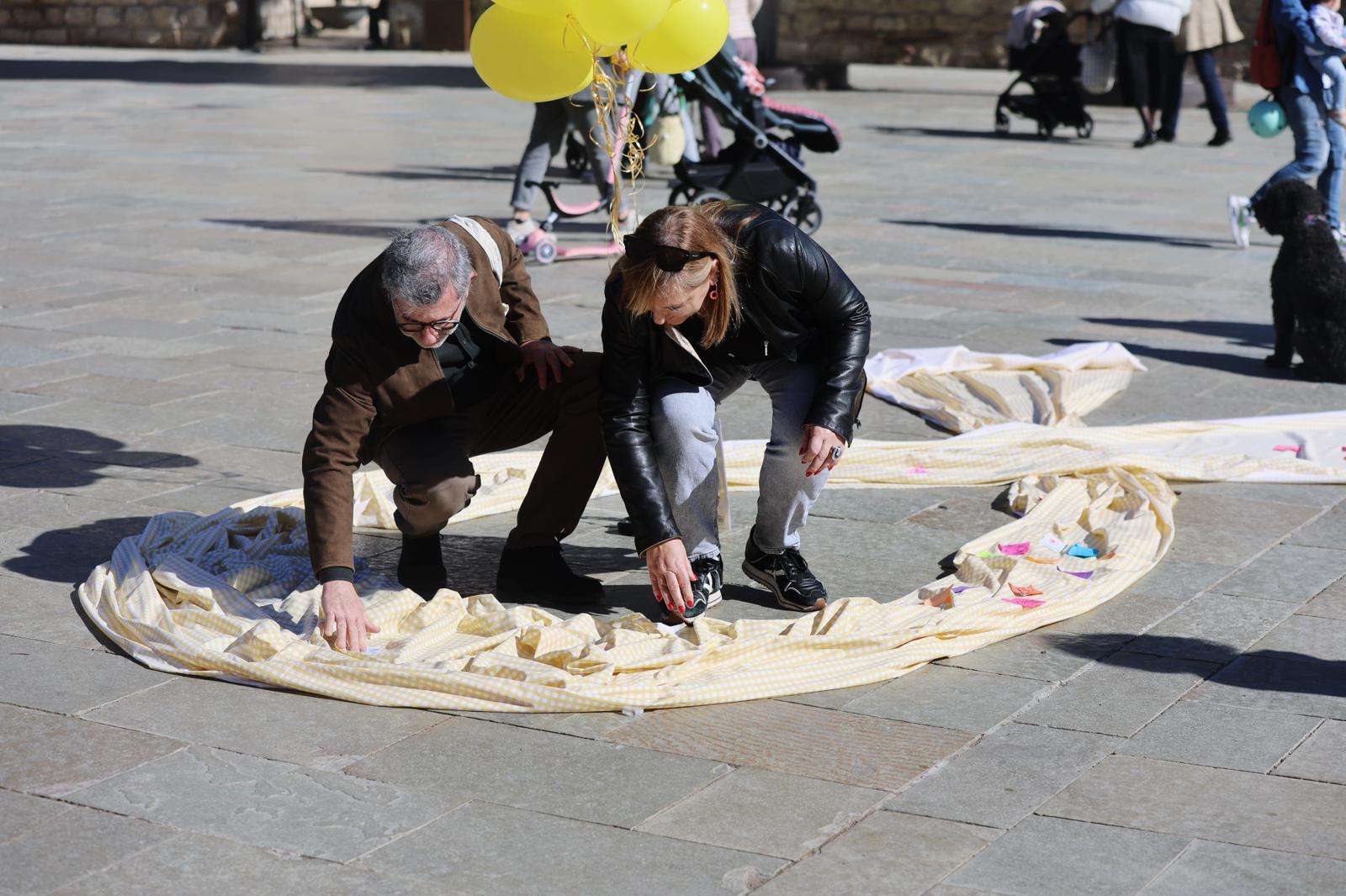 Sant Cugat s’uneix contra el càncer infantil. FOTO: Ajuntament