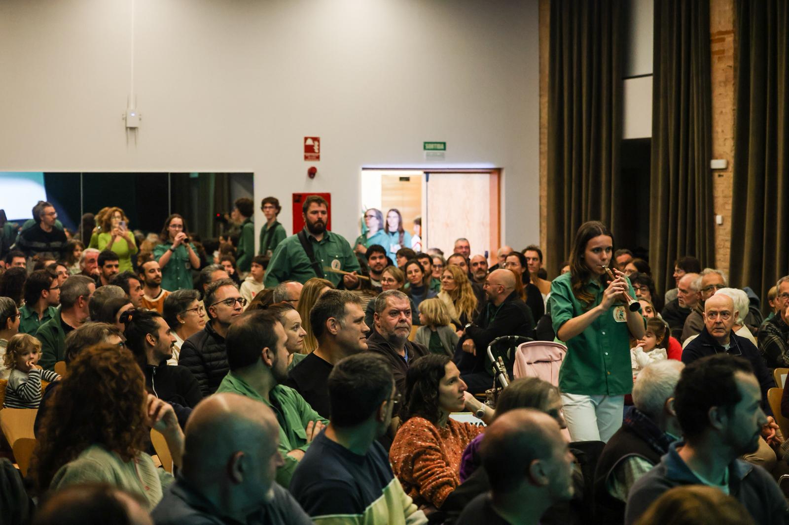 Acte d'inauguració del 30è aniversari dels Castellers de Sant Cugat. FOTO: Ajuntament