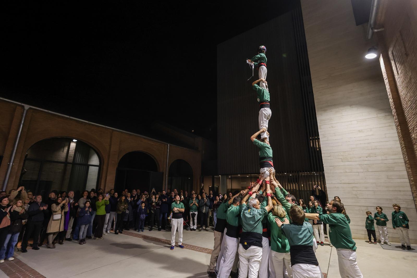 Acte d'inauguració del 30è aniversari dels Castellers de Sant Cugat. FOTO: Ajuntament