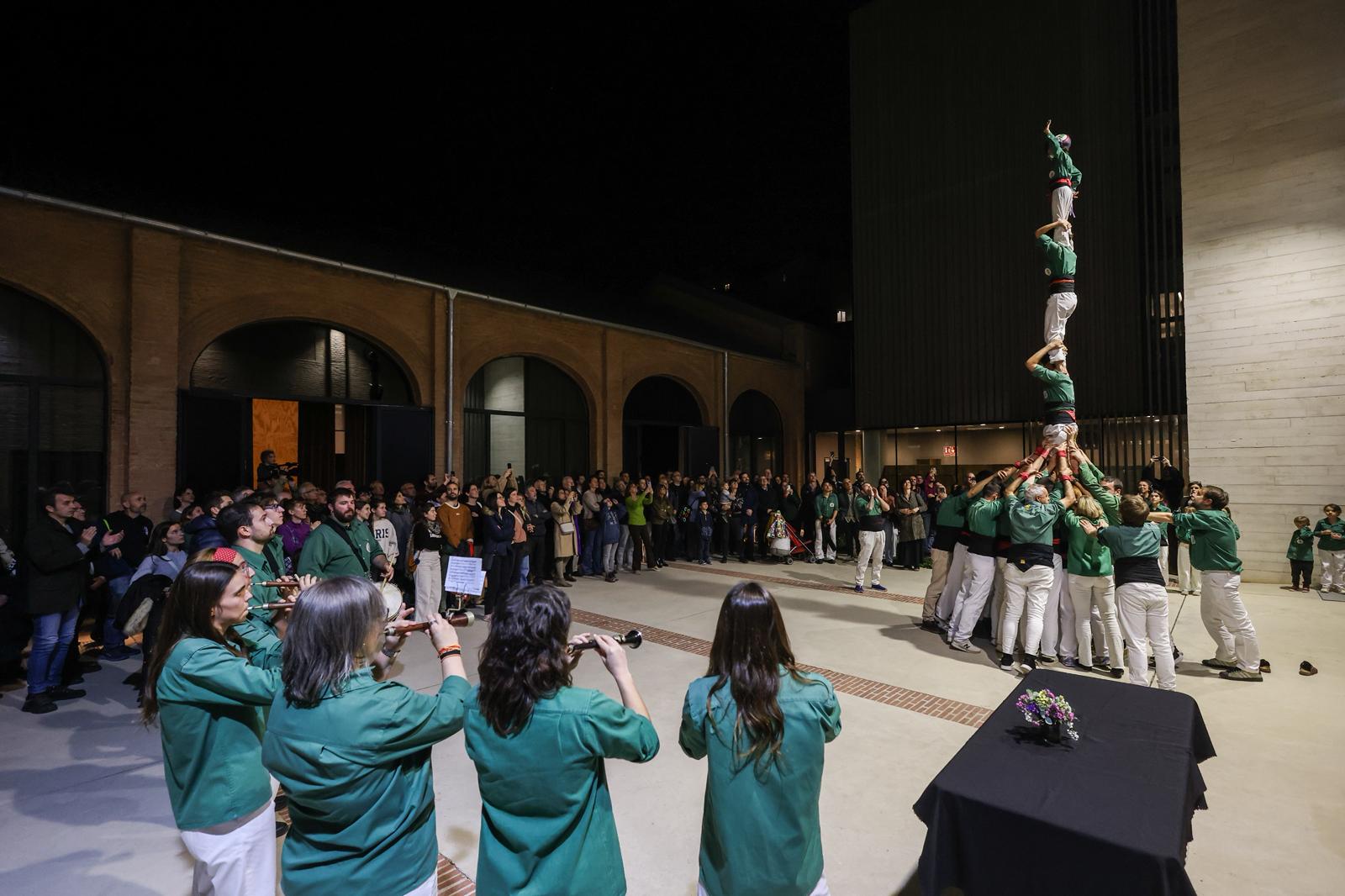Acte d'inauguració del 30è aniversari dels Castellers de Sant Cugat. FOTO: Ajuntament