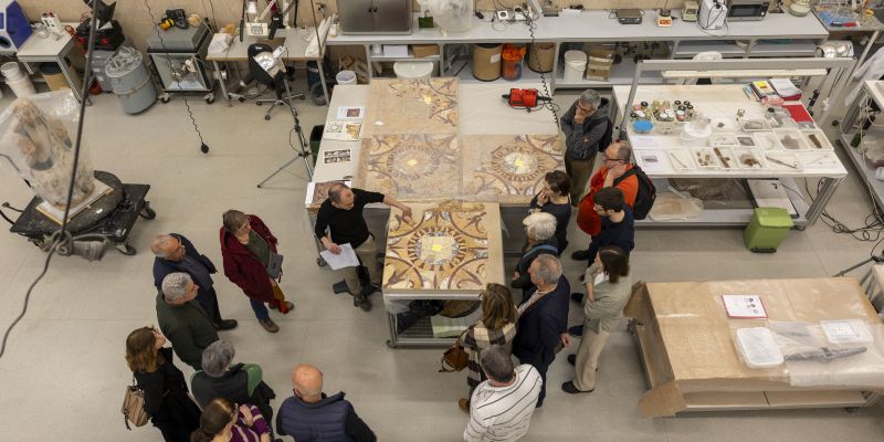 Interior Centre de Restauració de Béns Mobles de Catalunya FOTO: Mané Espinosa