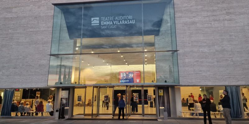 Façana principal del Teatre-Auditori Emma Vilarasau Sant Cugat FOTO Mané Espinosa 