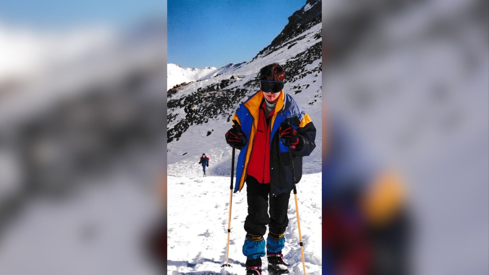 La Marta en un foto del 1999 pujant al Puigmal FOTO: Cedida 