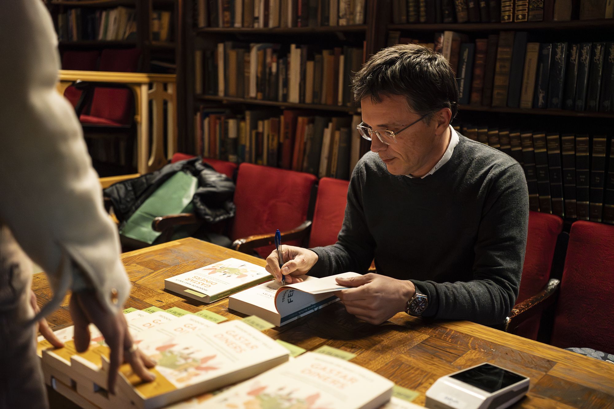  Presentació del llibre 'Gastar diners' de Teodor de Mas. FOTO: Mireia Comas (TOT Sant Cugat)