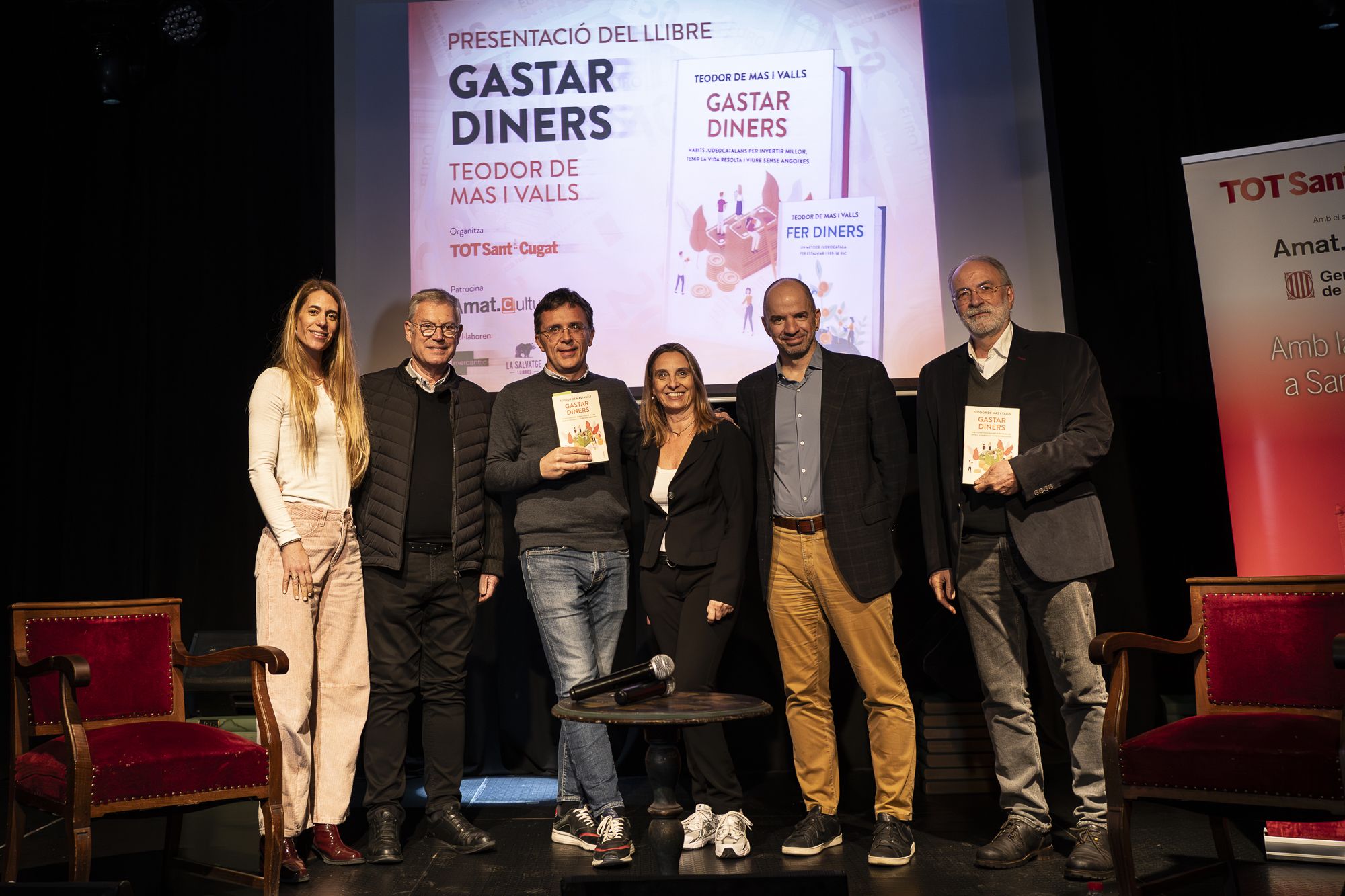  Presentació del llibre 'Gastar diners' de Teodor de Mas. FOTO: Mireia Comas (TOT Sant Cugat)