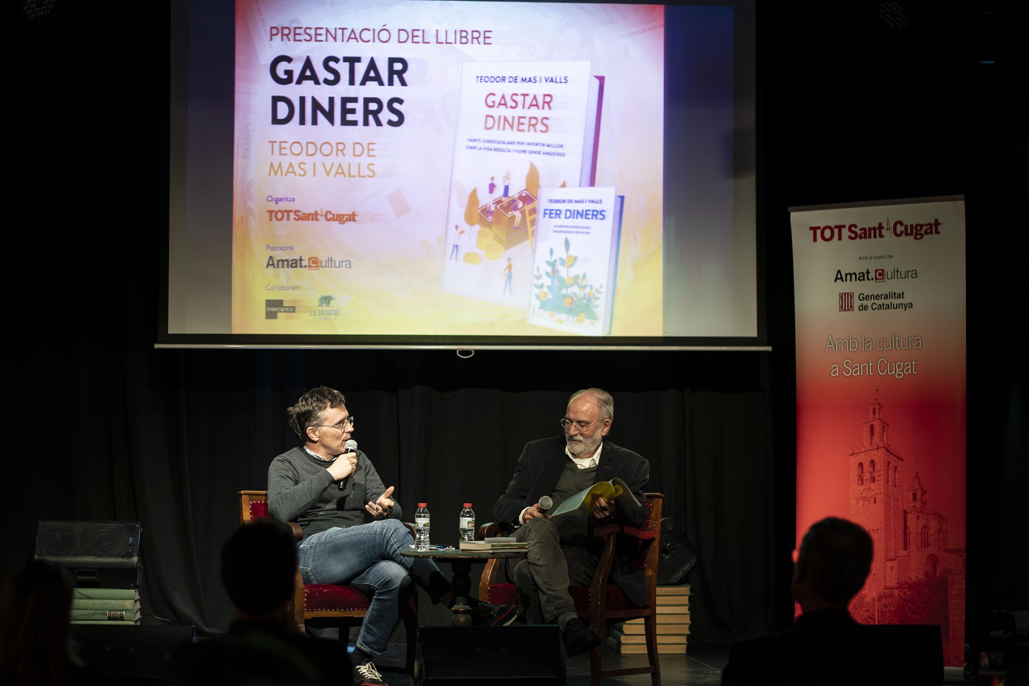  Presentació del llibre 'Gastar diners' de Teodor de Mas. FOTO: Mireia Comas (TOT Sant Cugat)