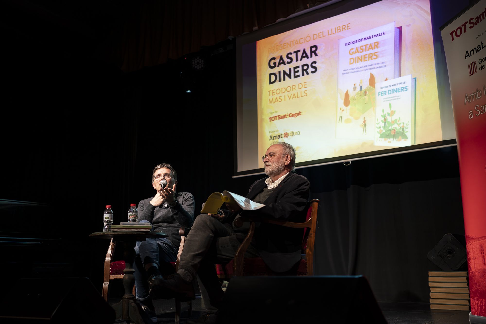 Presentació del llibre 'Gastar diners' de Teodor de Mas. FOTO: Mireia Comas (TOT Sant Cugat)