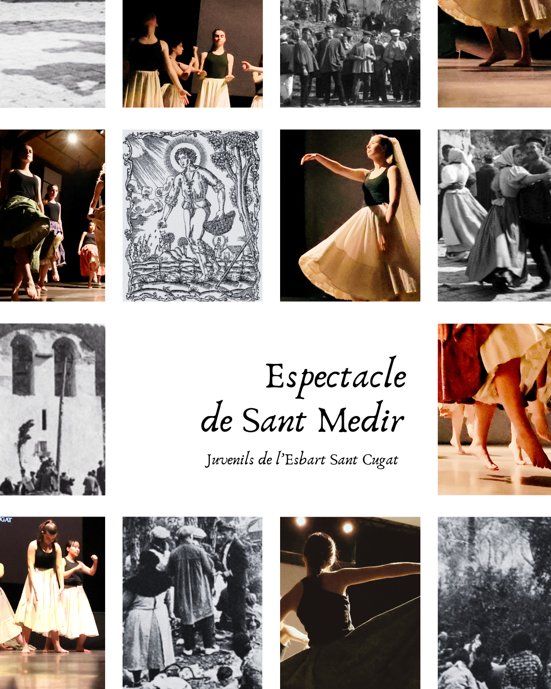 Cartell Sant Medir espectacle de ball Esbart FOTO: Esbart Sant Cugat