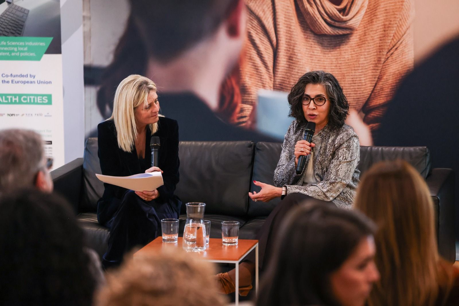 Cristina Arroniz i Adriana Rubio a la jornada Talent Femení FOTO: Ajuntament