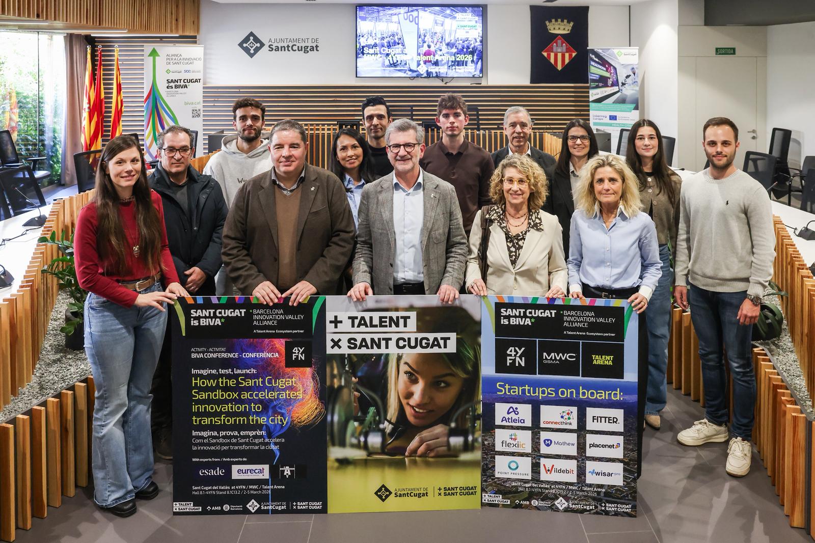 Presentació de la participació de Sant Cugat al Mobile World Congress. FOTO: Ajuntament
