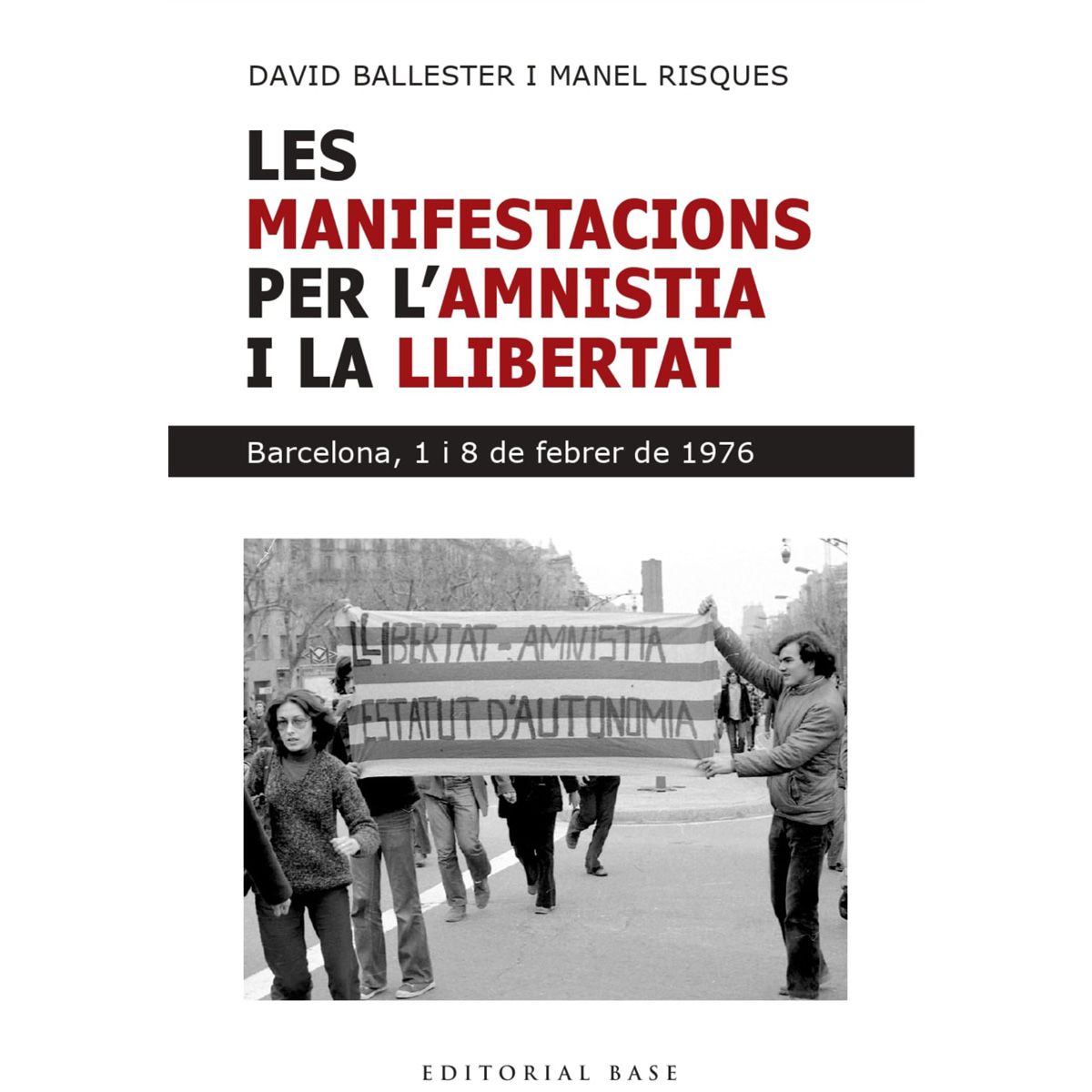 llibre manifestacions amnistia david ballester