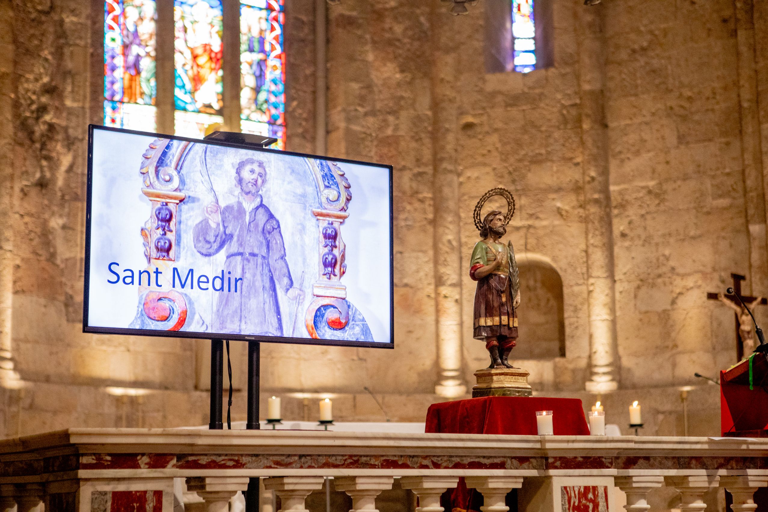 Missa al Monestir en honor a Sant Medir FOTO: Joana Arribas (TOT Sant Cugat)