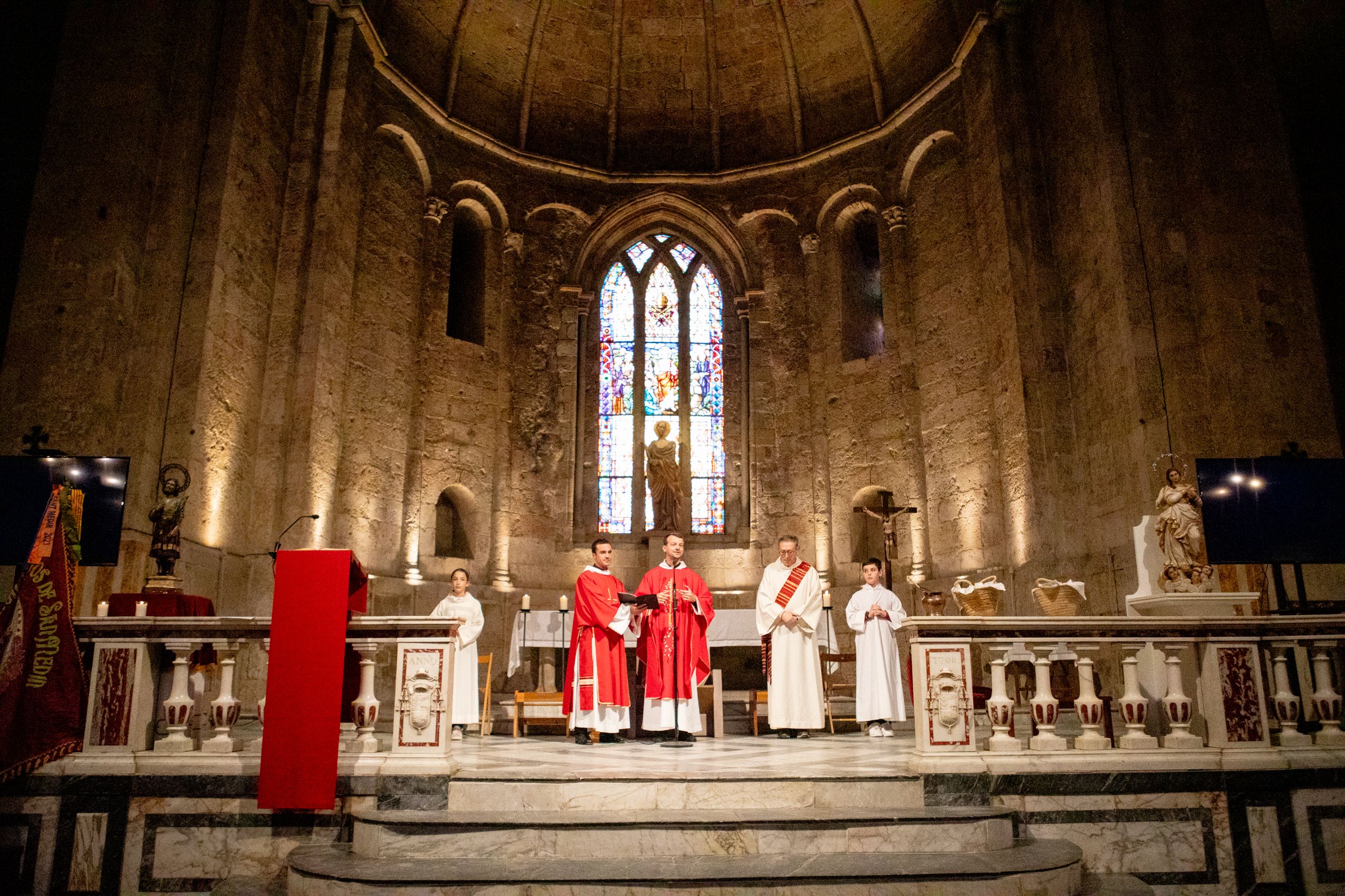Missa al Monestir en honor a Sant Medir FOTO: Joana Arribas (TOT Sant Cugat)