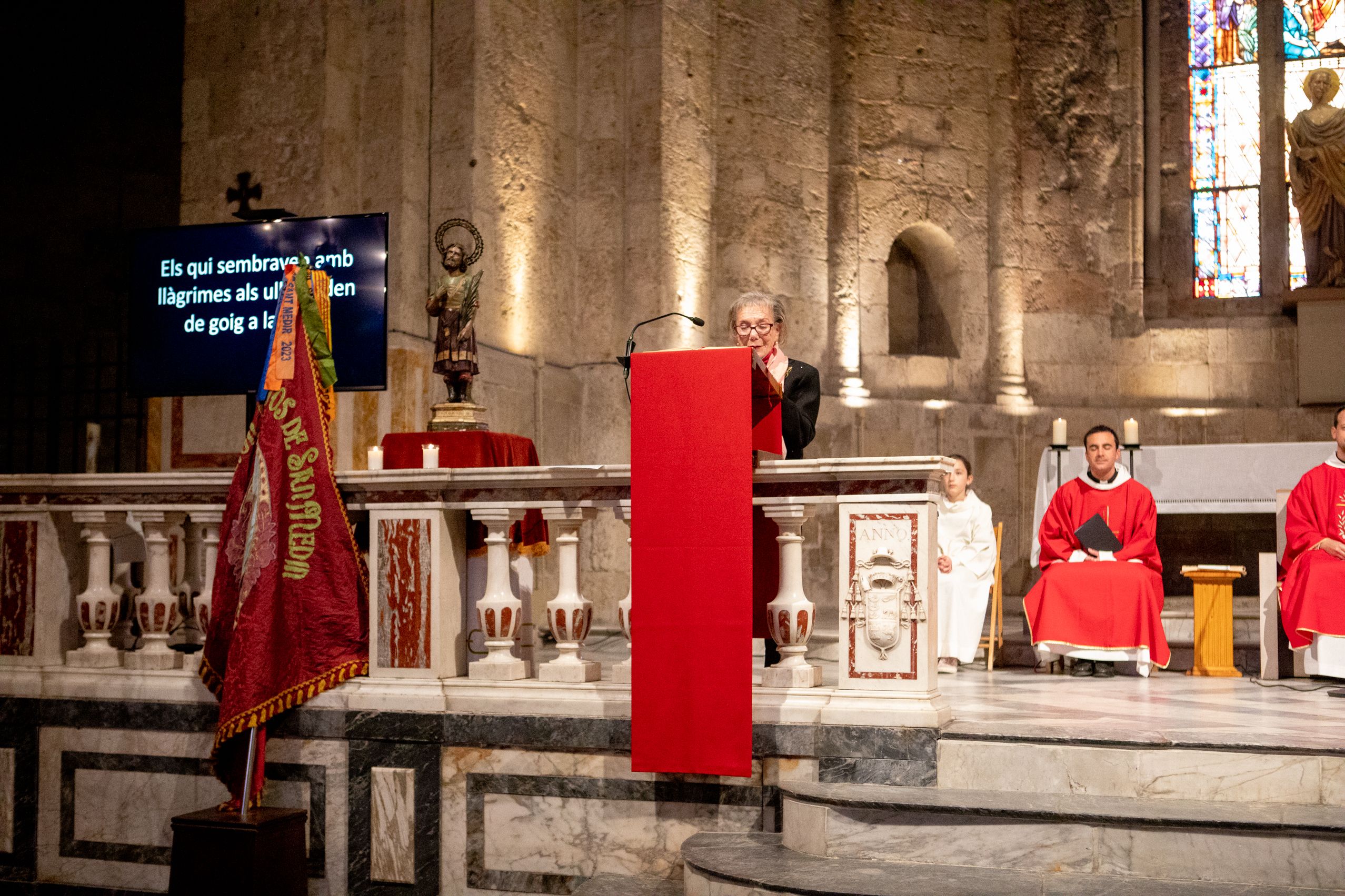 Missa al Monestir en honor a Sant Medir FOTO: Joana Arribas (TOT Sant Cugat)
