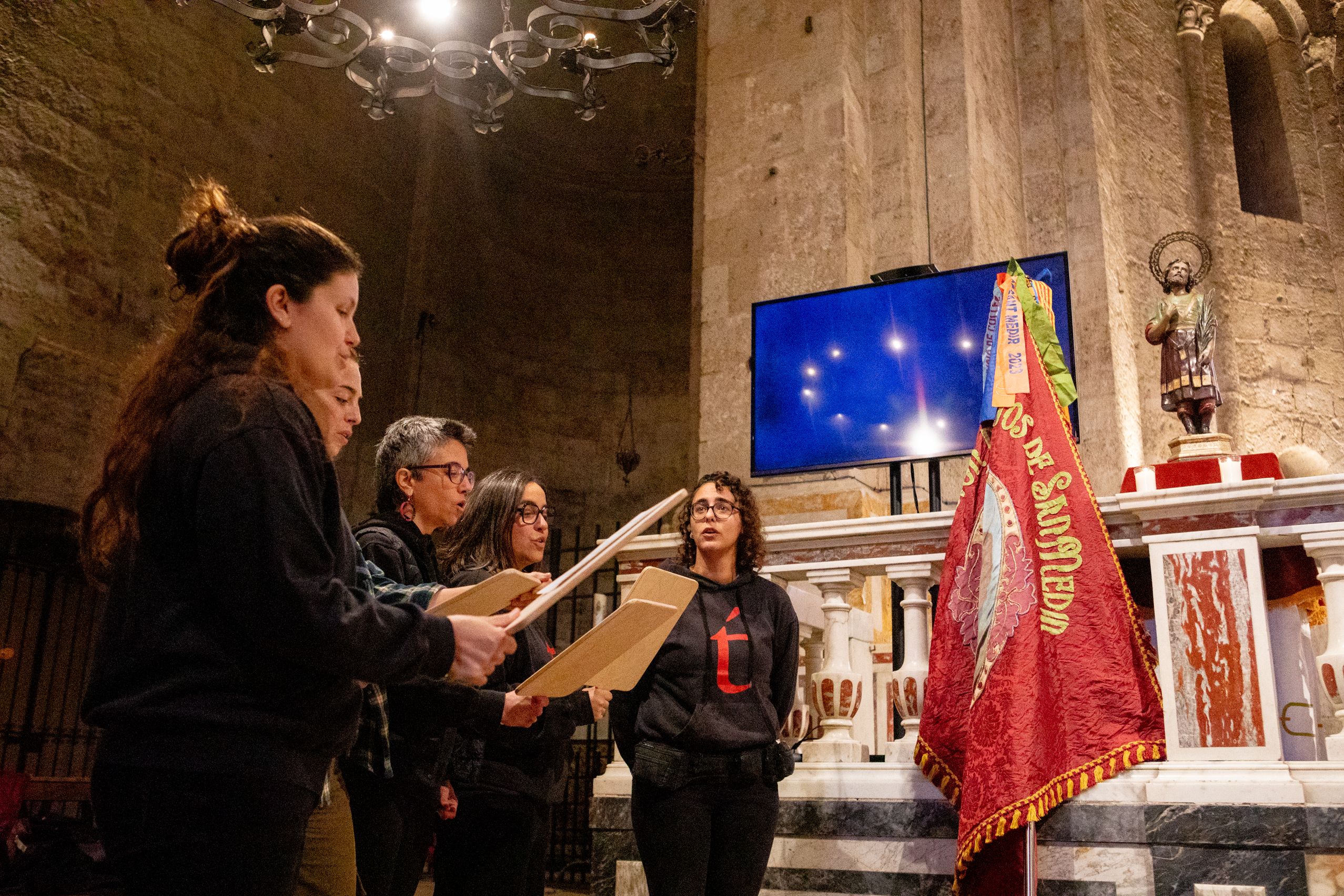 Missa al Monestir en honor a Sant Medir FOTO: Joana Arribas (TOT Sant Cugat)