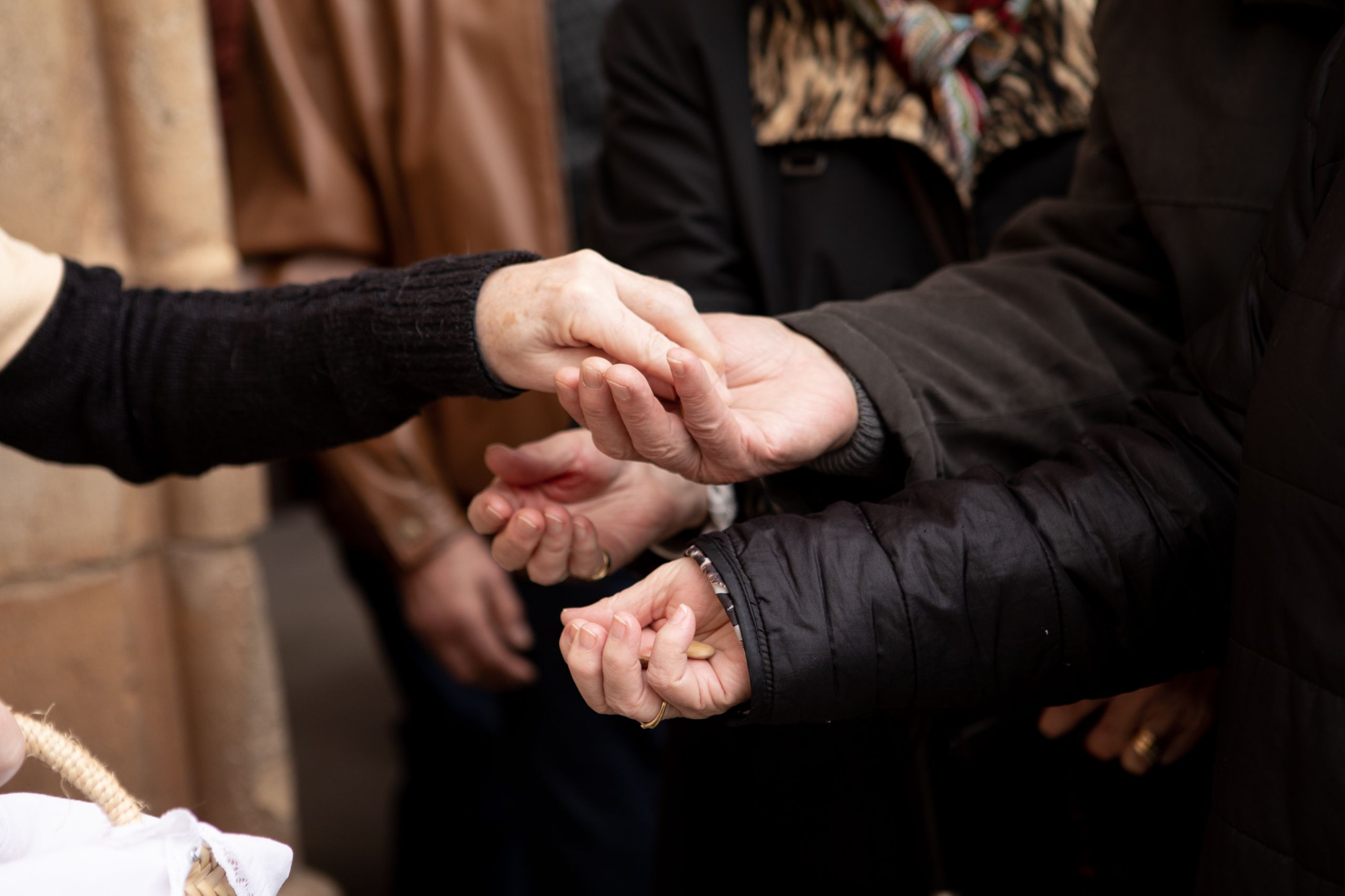 Repartiment de faves FOTO: Joana Arribas (TOT Sant Cugat)