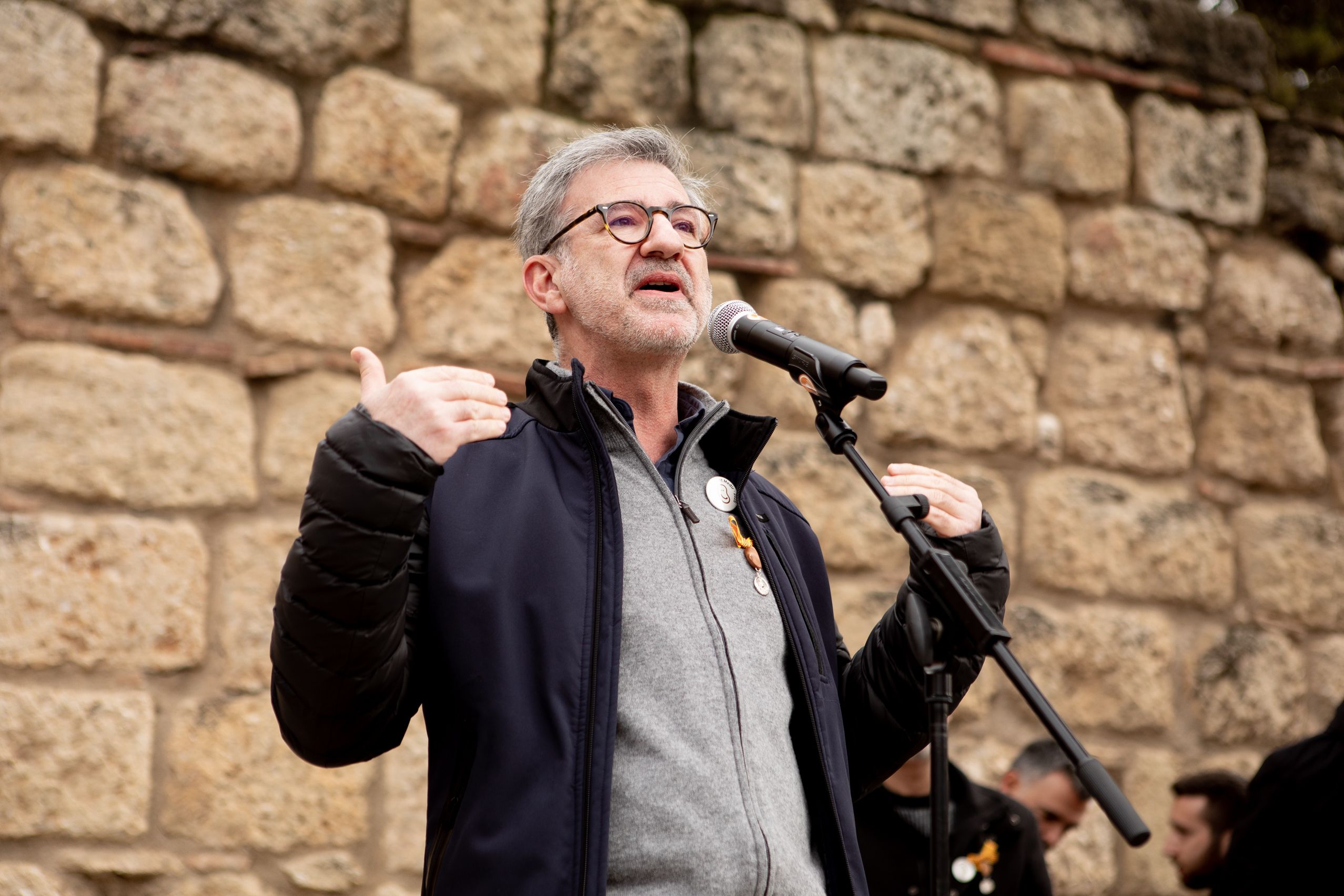 L'alcalde fent el discurs FOTO: Joana Arribas (TOT Sant Cugat)