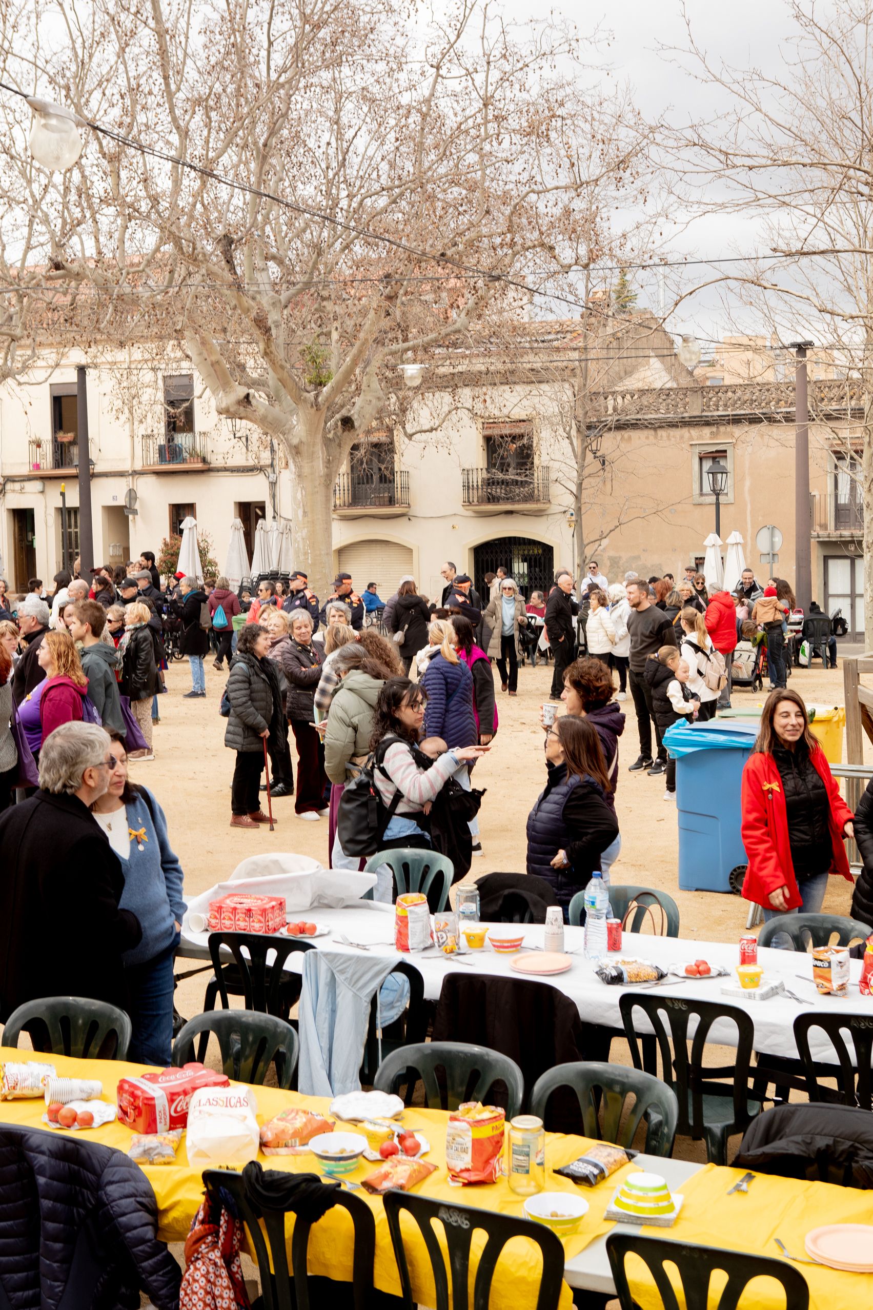 Graellades a la plaça de Barcelona  FOTO: Joana Arribas (TOT Sant Cugat)Graellades a la plaça de Barcelona  FOTO: Joana Arribas (TOT Sant Cugat)
