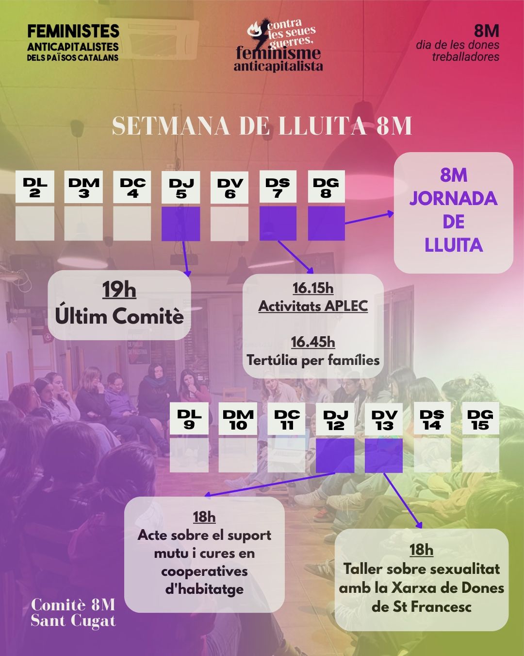 Setmana de lluita 8M FOTO: Cedida