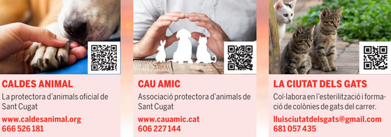 fitxes cau amic caldes animal ciutatgats