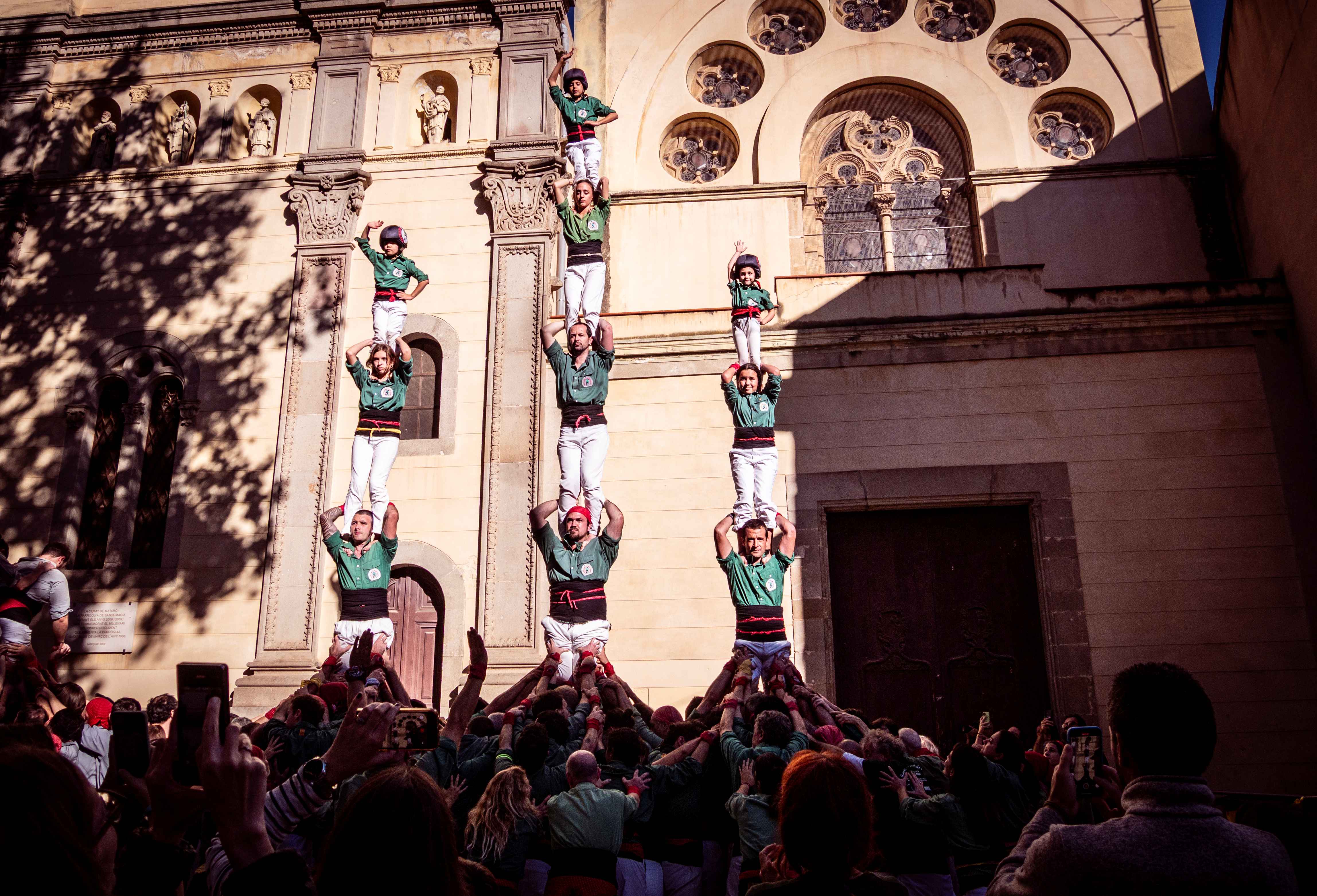 Castellers de Sant Cugat FOTO: Cedida