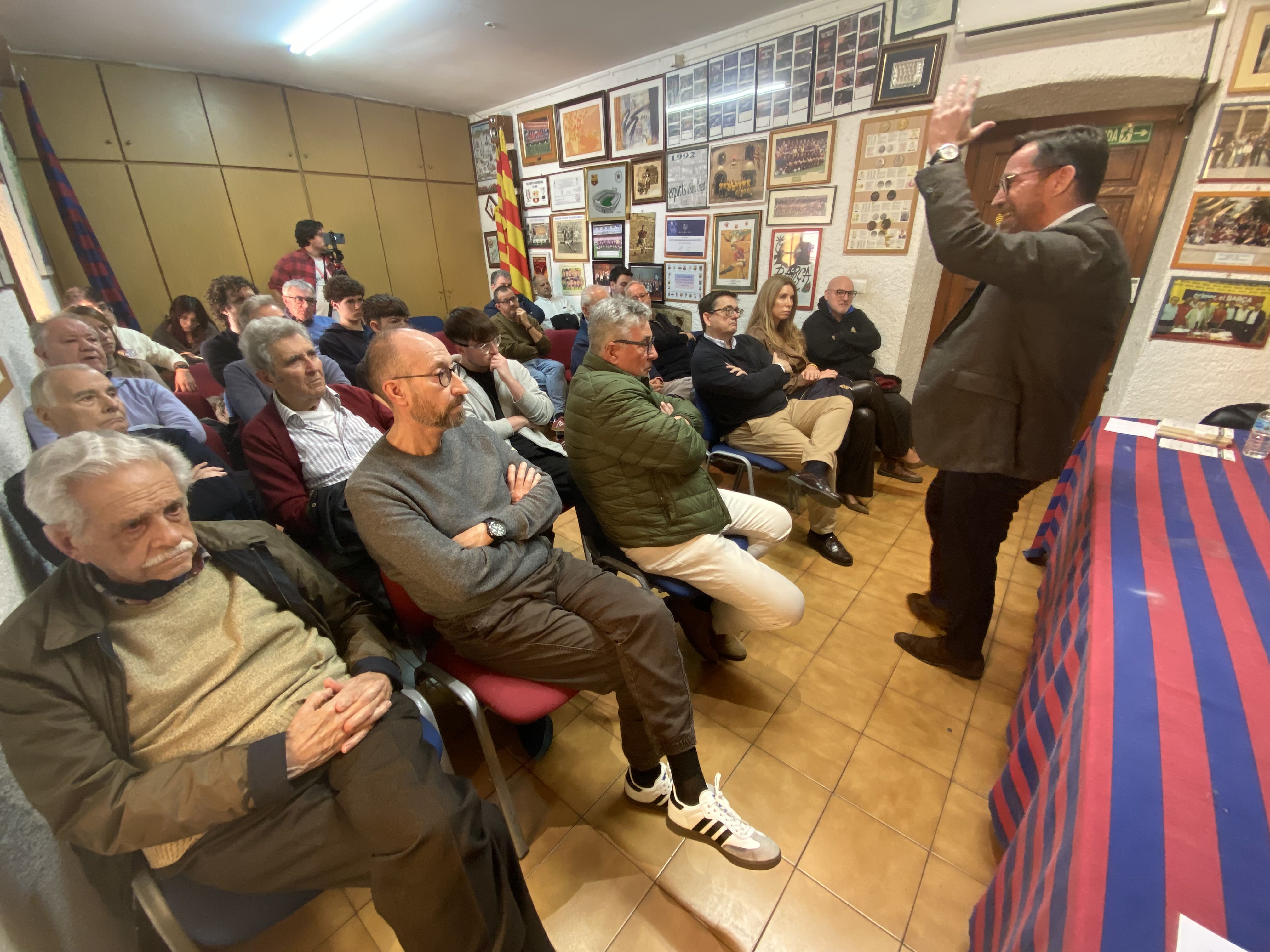 Marc Ciria a la Penya Blaugrana FOTO: Cedida