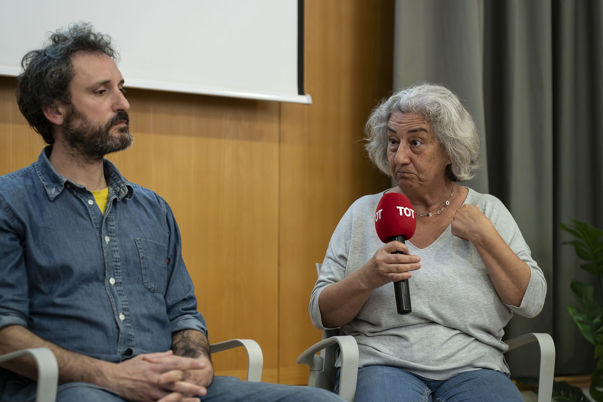 Debat a les Planes del cicle 'Els barris al centre'. FOTO: Mireia Comas (TOT Sant Cugat)