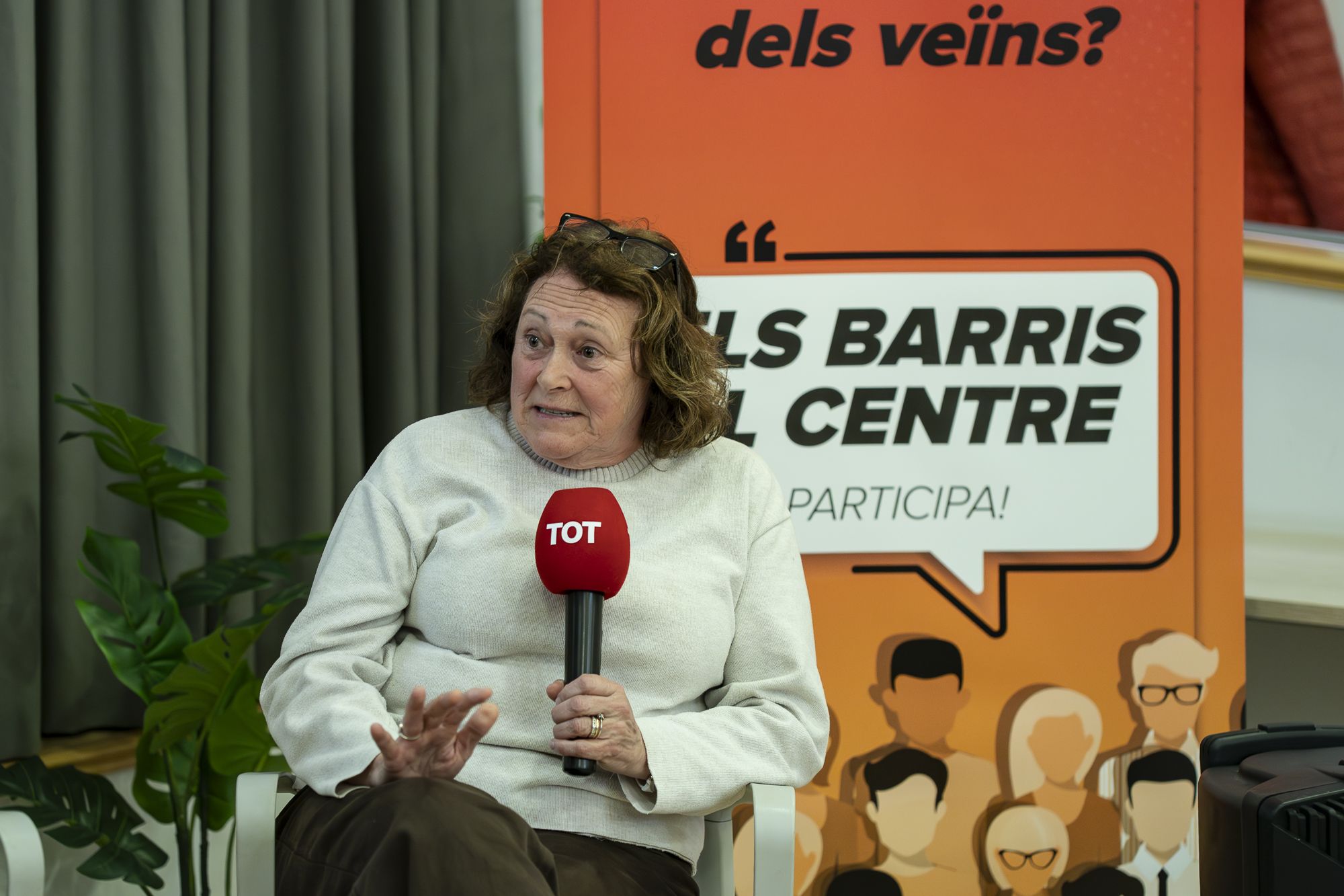 Debat a les Planes del cicle 'Els barris al centre'. FOTO: Mireia Comas (TOT Sant Cugat)