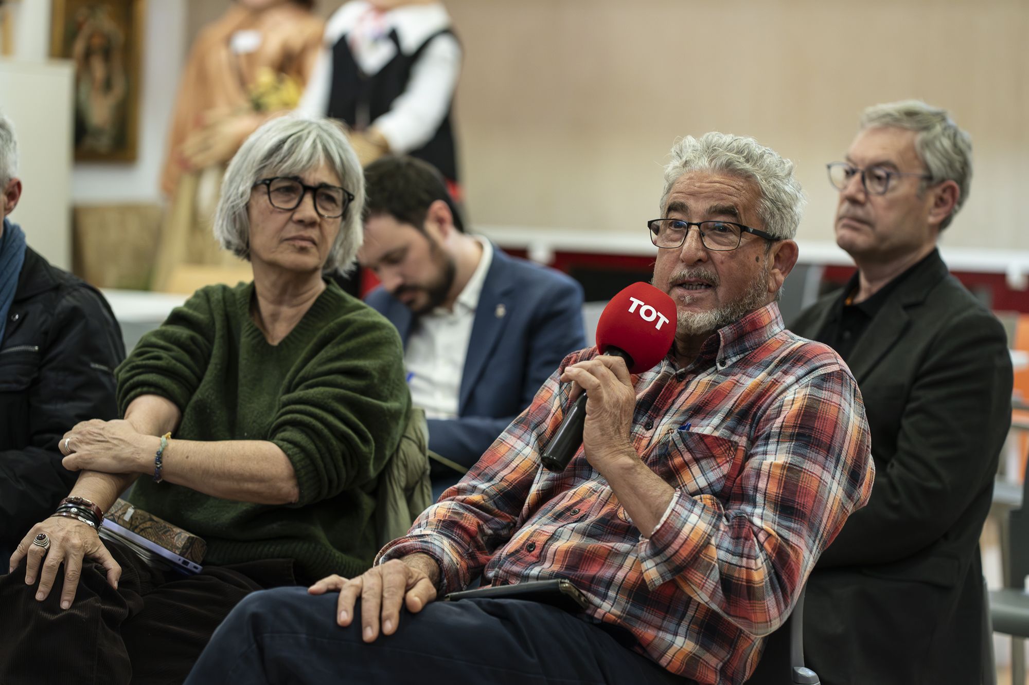 Debat a les Planes del cicle 'Els barris al centre'. FOTO: Mireia Comas (TOT Sant Cugat)