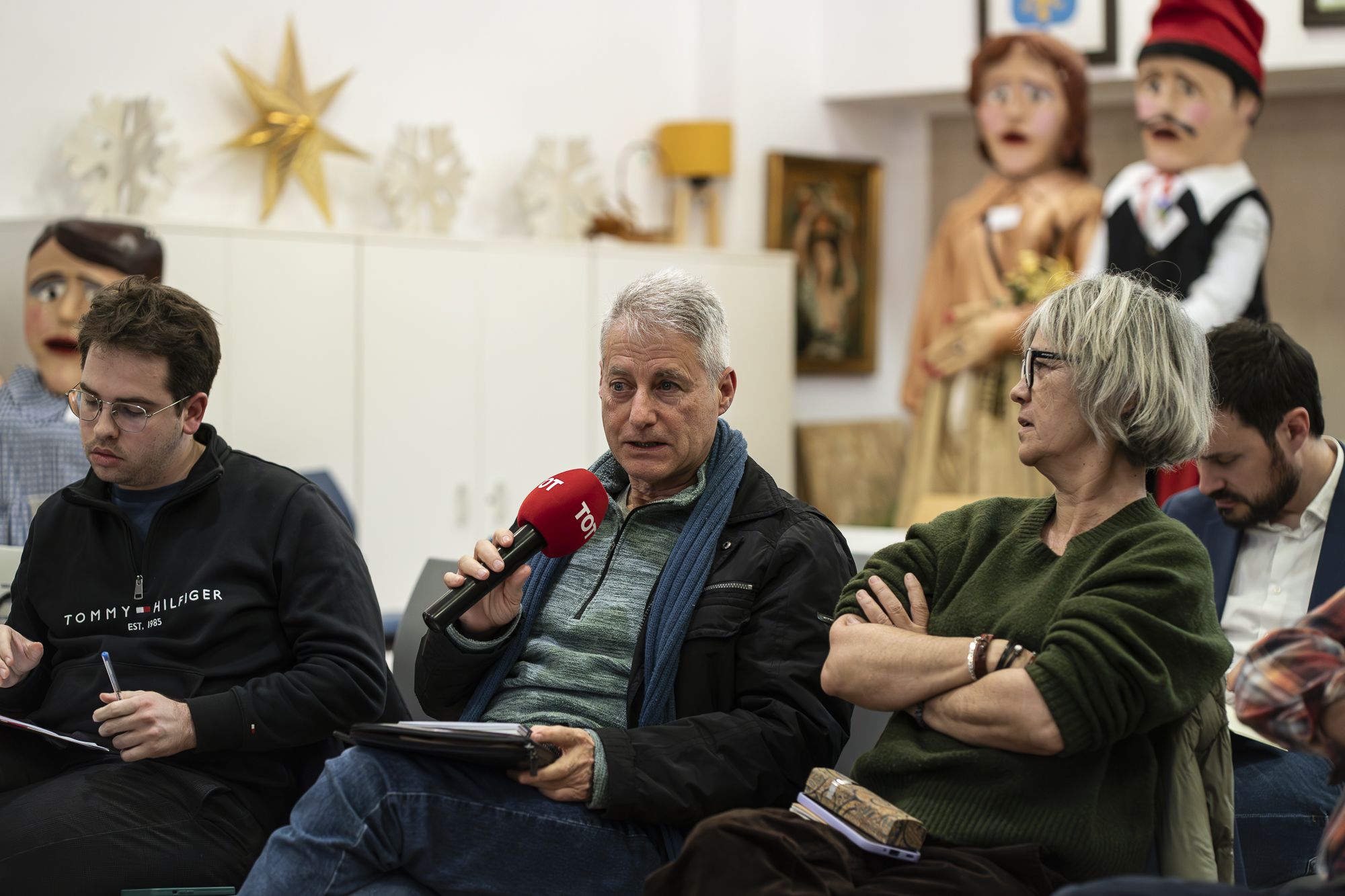 Debat a les Planes del cicle 'Els barris al centre'. FOTO: Mireia Comas (TOT Sant Cugat)