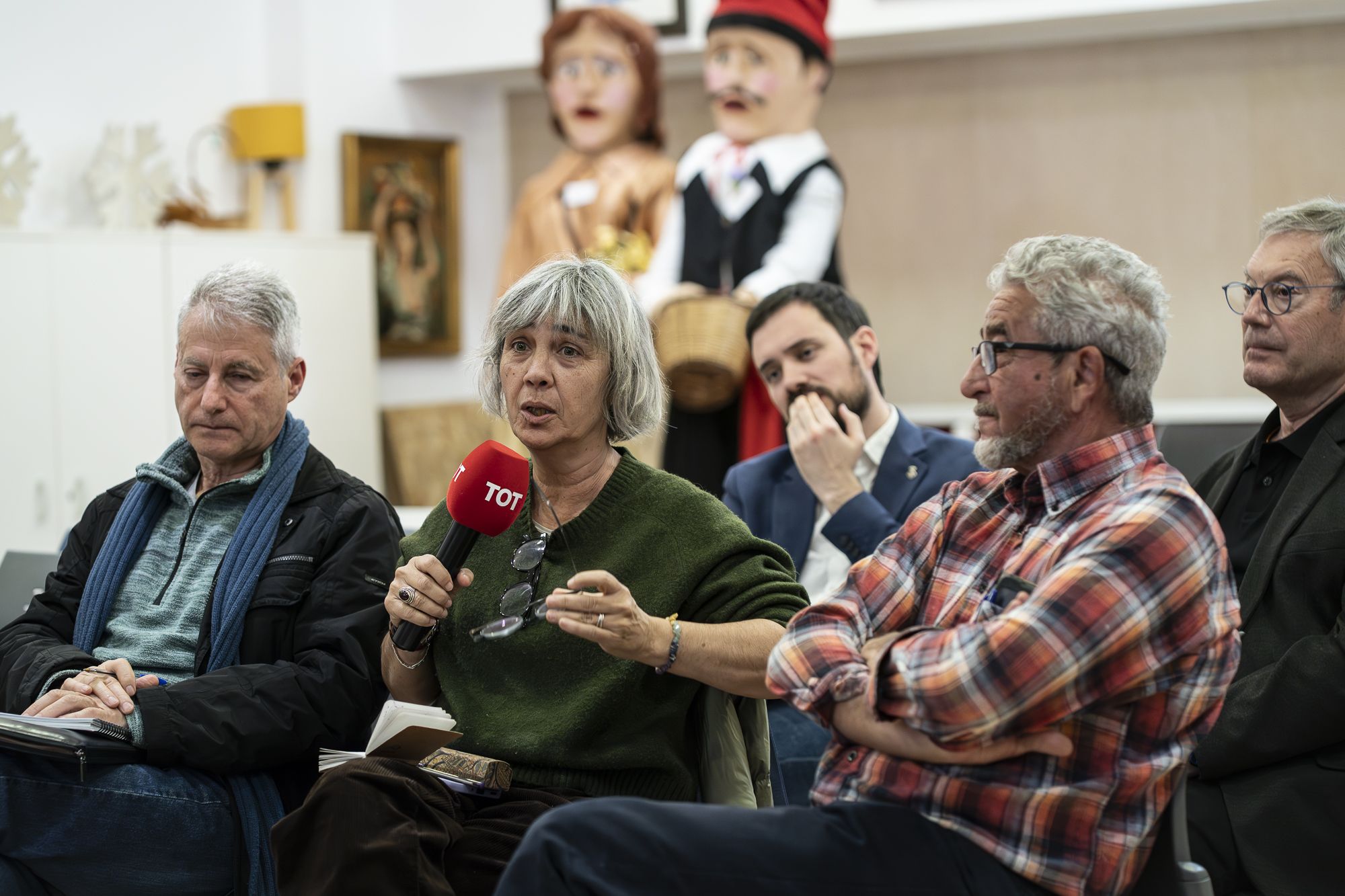 Debat a les Planes del cicle 'Els barris al centre'. FOTO: Mireia Comas (TOT Sant Cugat)