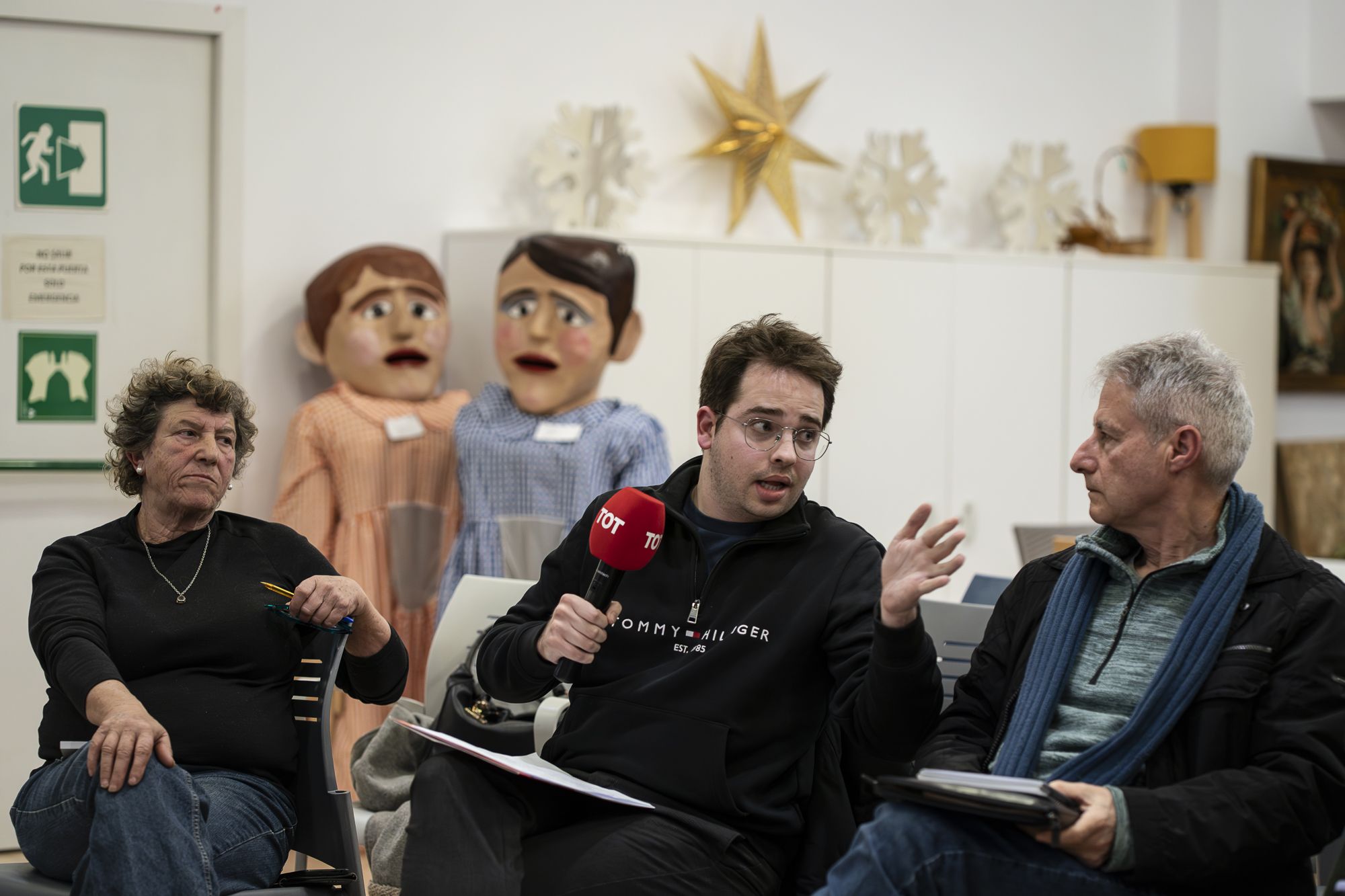 Debat a les Planes del cicle 'Els barris al centre'. FOTO: Mireia Comas (TOT Sant Cugat)