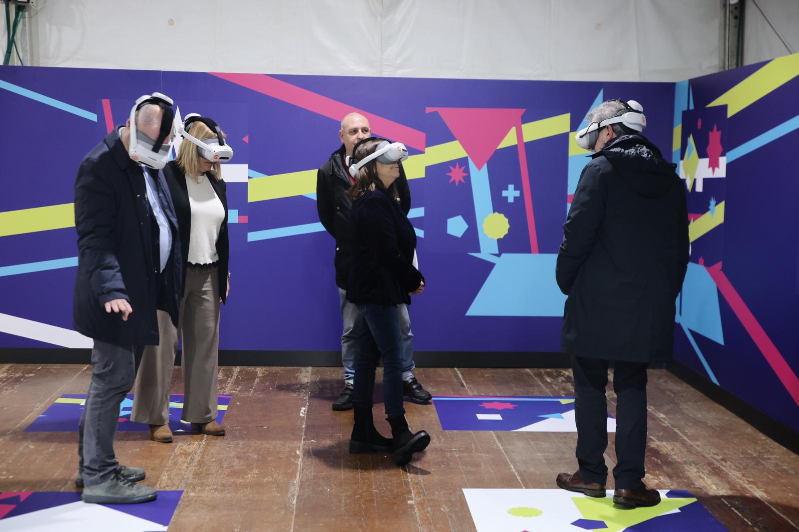 Inauguració de l'experiència immersiva, 'El Batec del Temps'. FOTO: Ajuntament