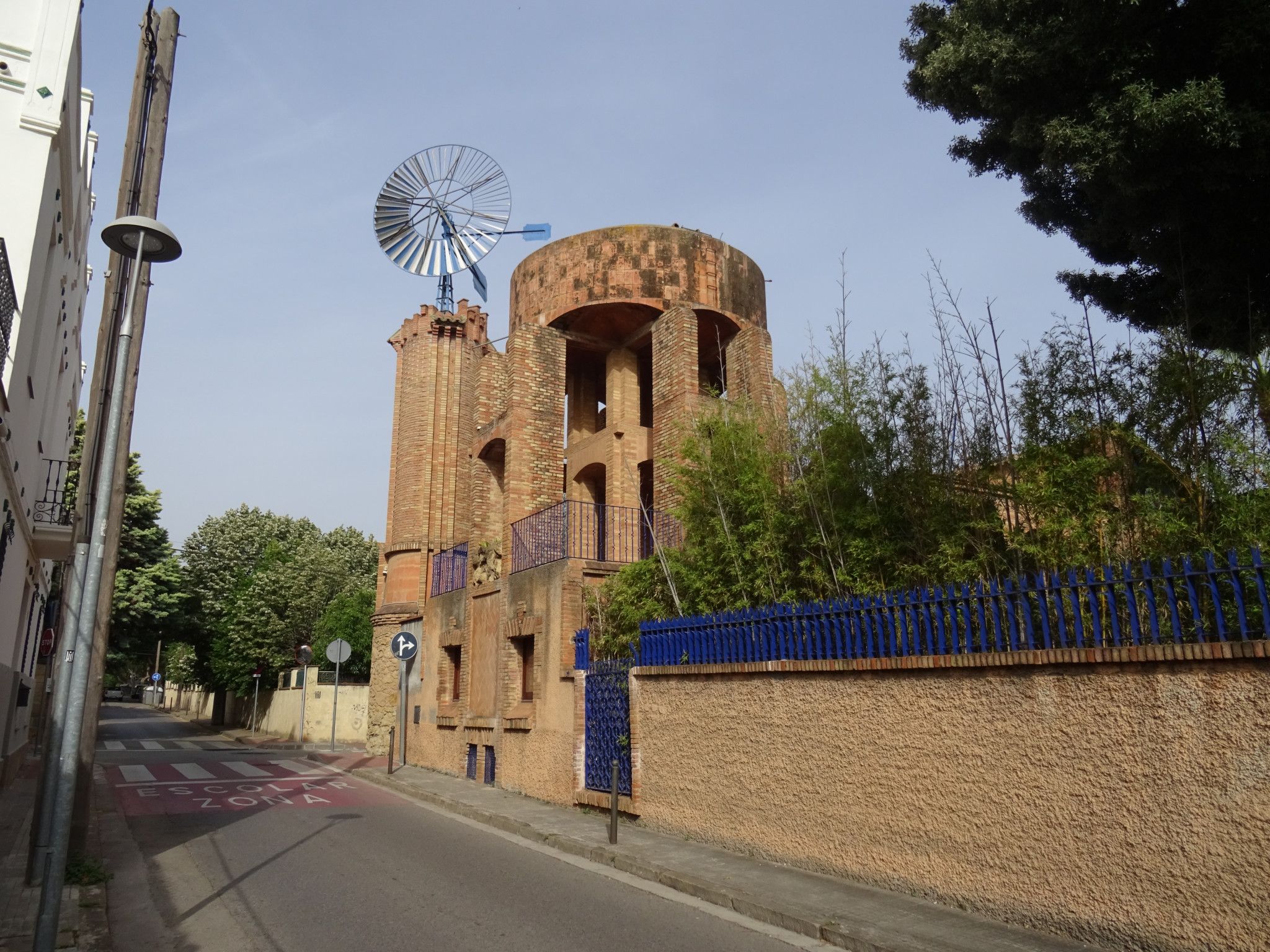 El molí de vent de la Casa Armet. FOTO: Cedida