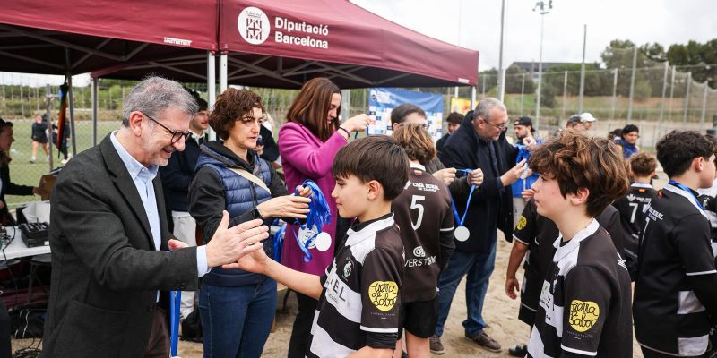 El Club de Rugby Sant Cugat ha organitzat l’11è Torneig Jon Reca FOTO: Ajuntament
