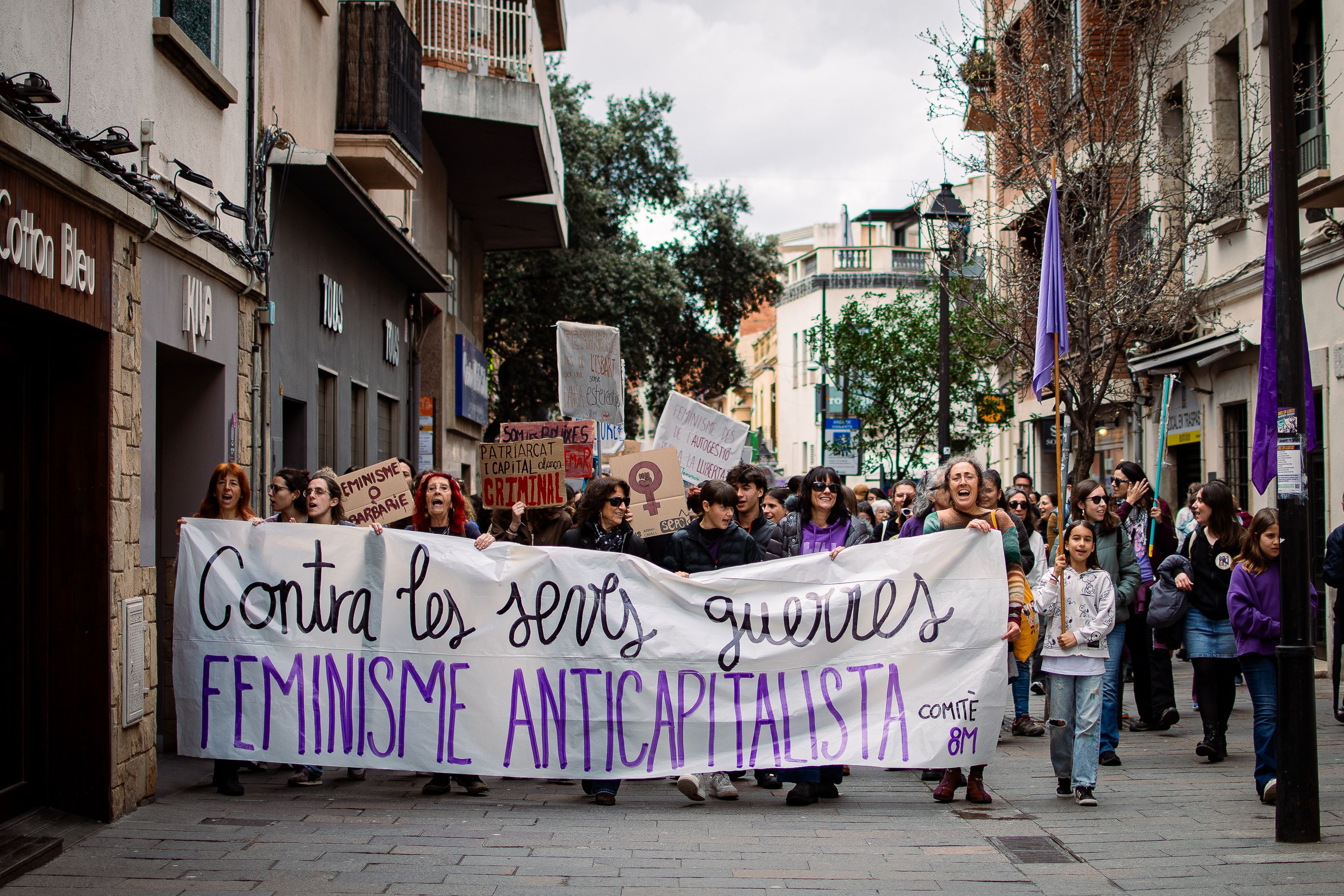 Manifestació 8M Sant Cugat 2026. FOTOS: Pol Rodríguez