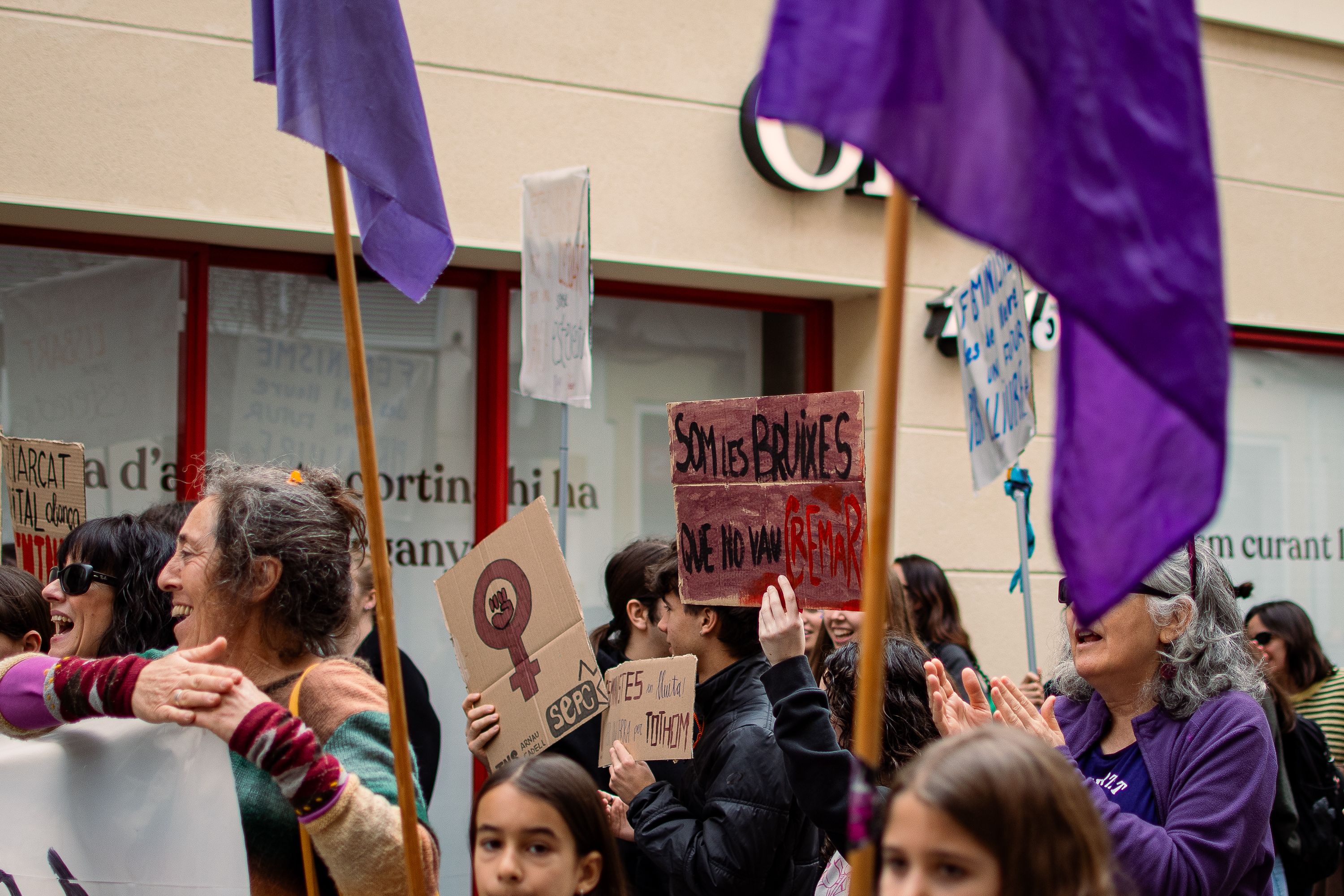 Manifestació 8M Sant Cugat 2026. FOTOS: Pol Rodríguez