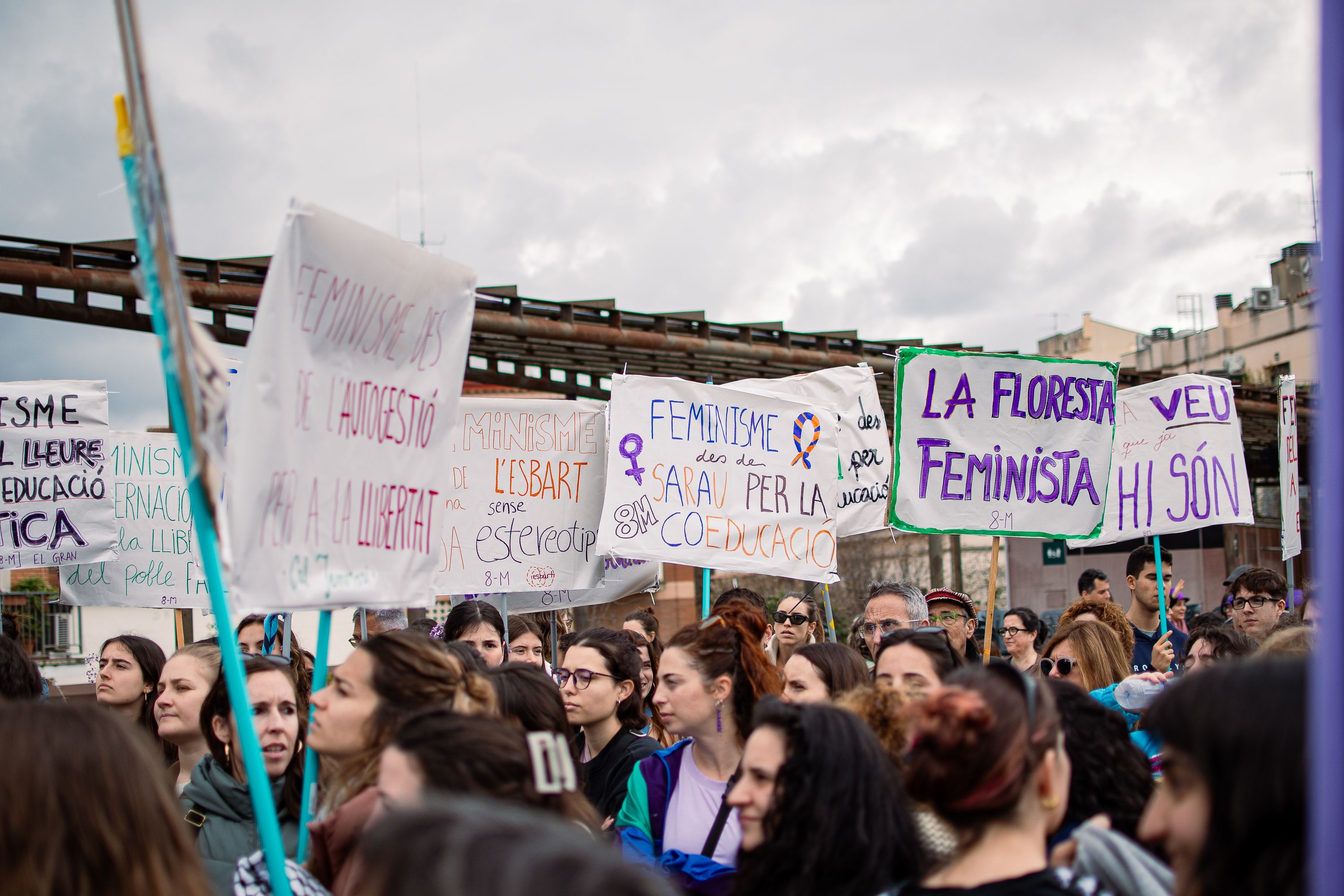 Manifestació 8M Sant Cugat 2026. FOTOS: Pol Rodríguez