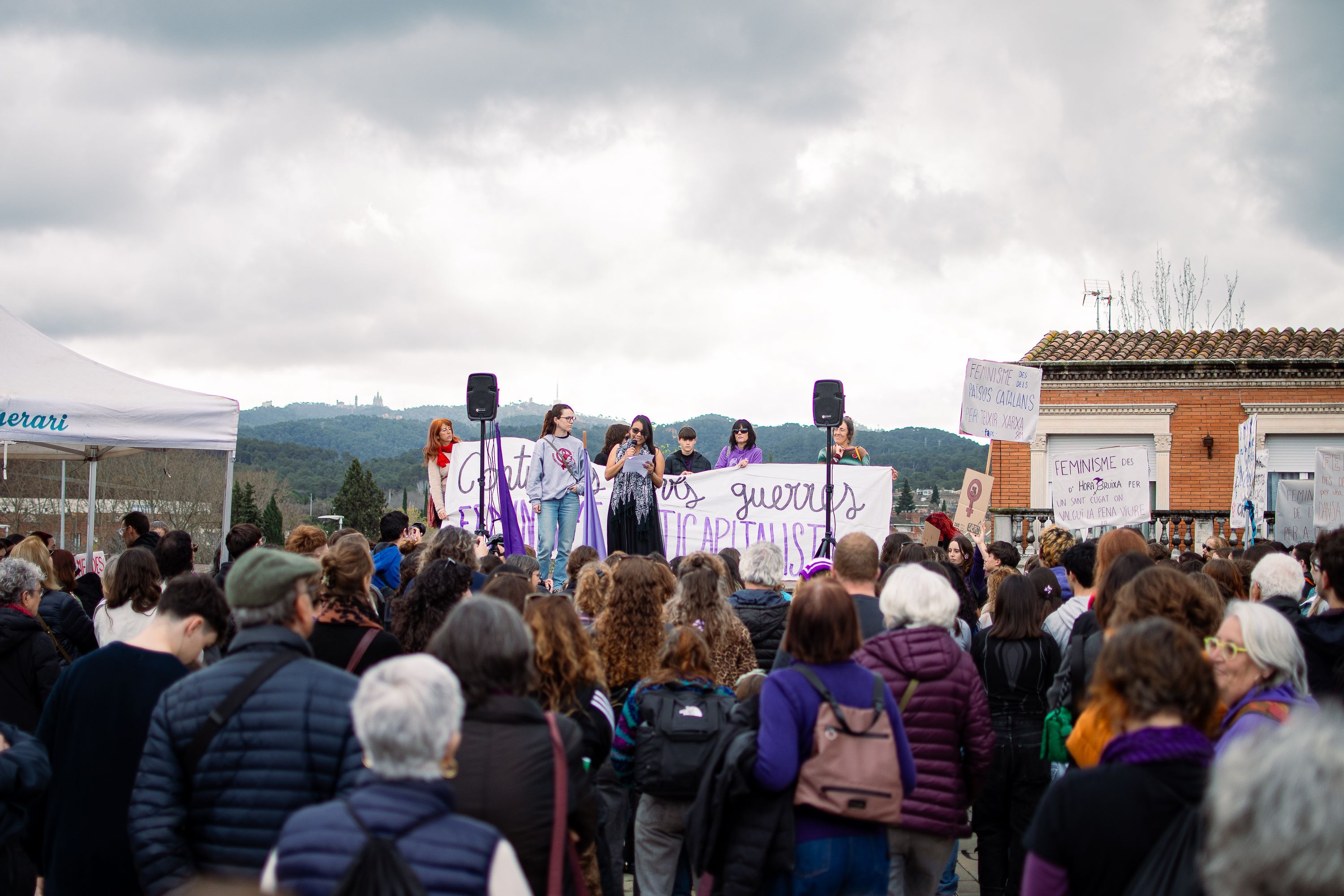 Manifestació 8M Sant Cugat 2026. FOTOS: Pol Rodríguez