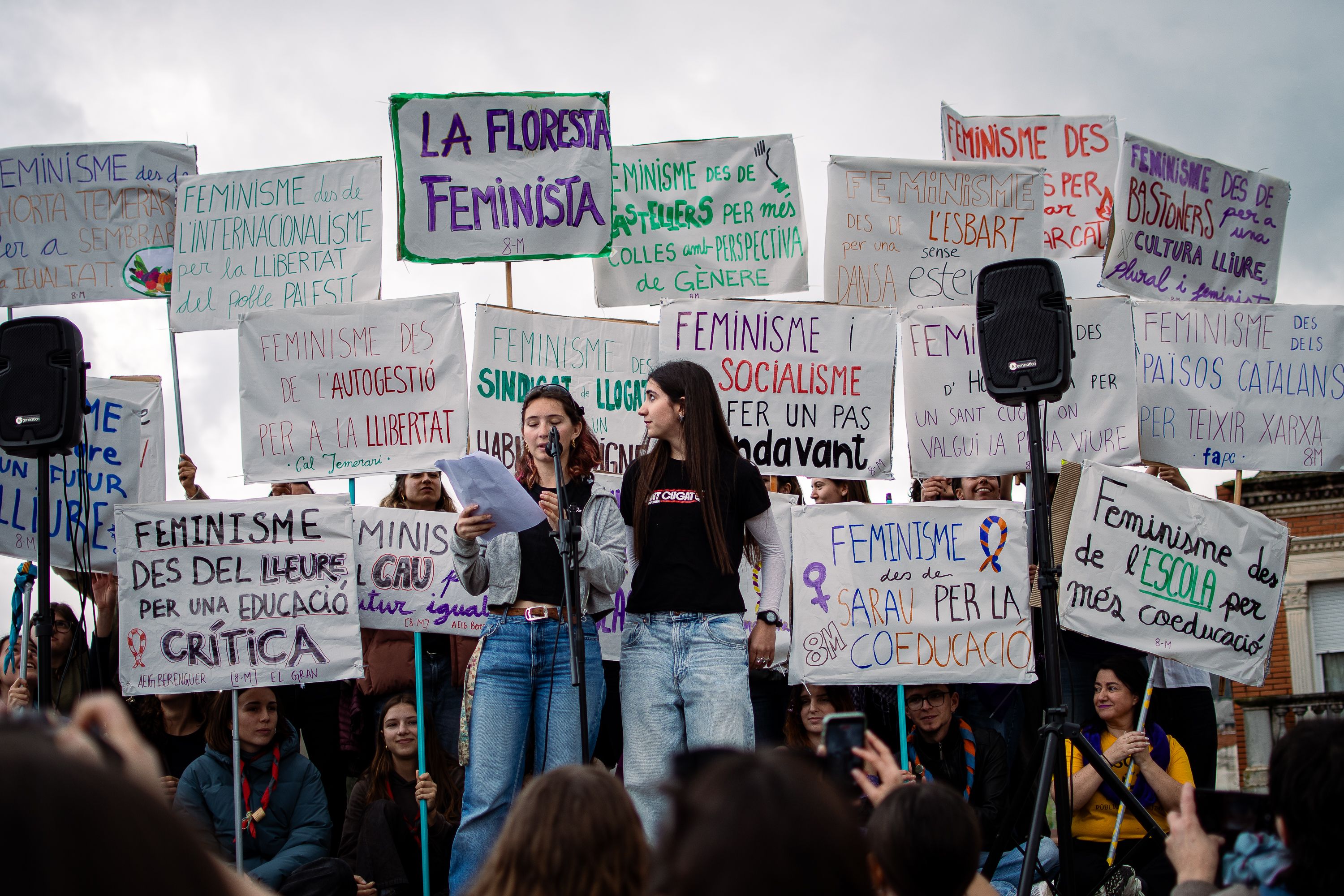 Manifestació 8M Sant Cugat 2026. FOTOS: Pol Rodríguez