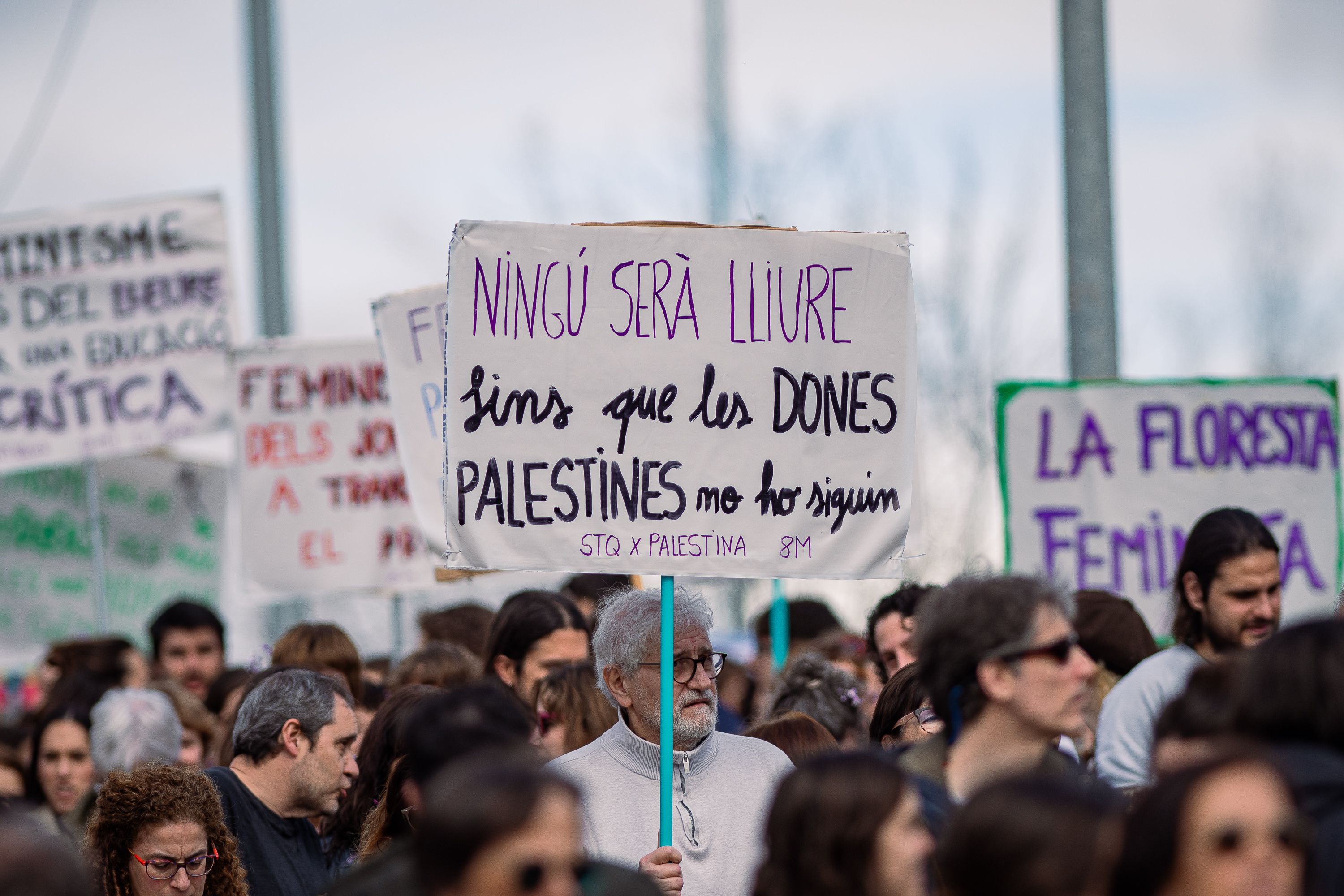 Manifestació 8M Sant Cugat 2026. FOTOS: Pol Rodríguez