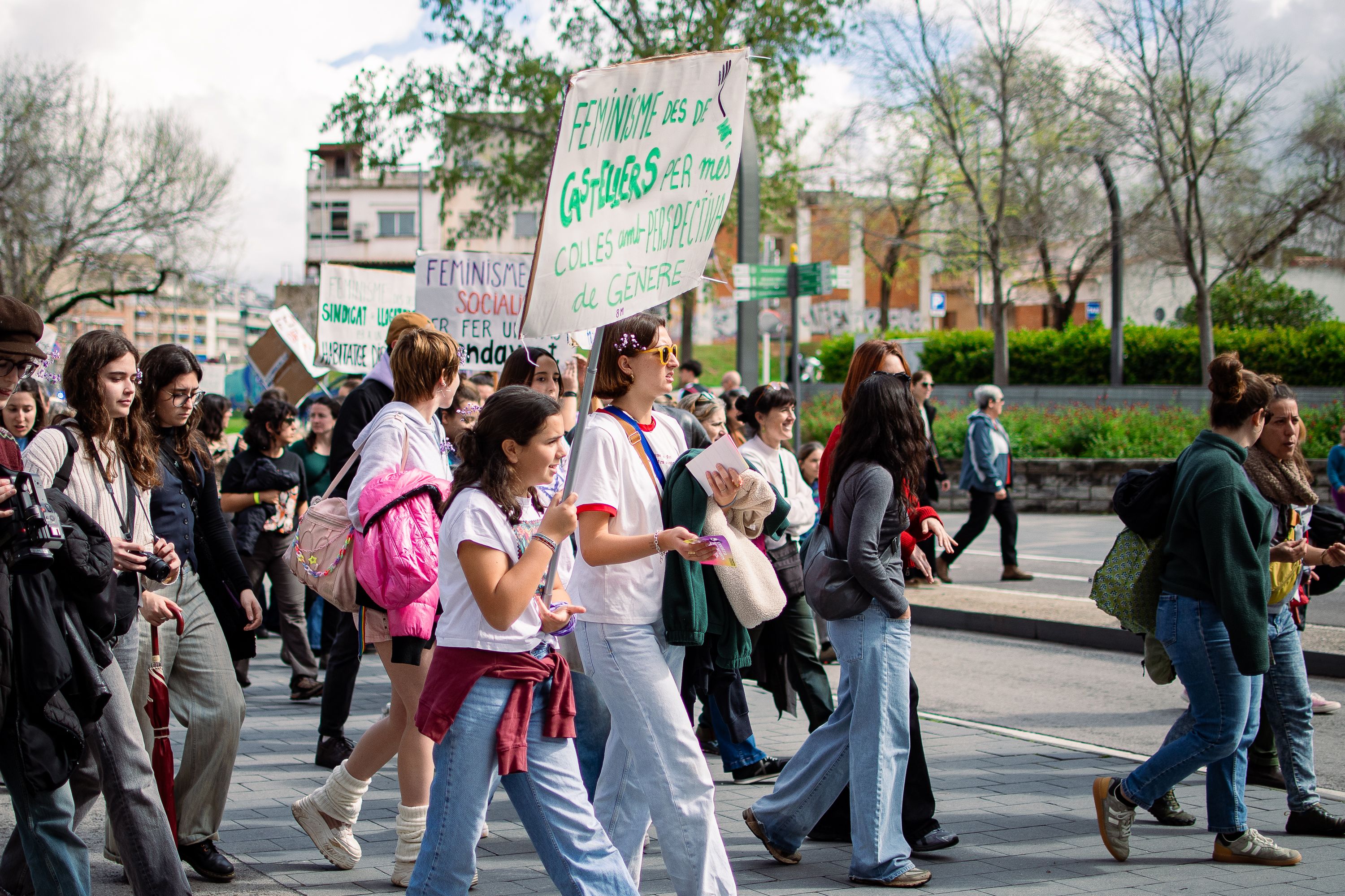 Manifestació 8M Sant Cugat 2026. FOTOS: Pol Rodríguez