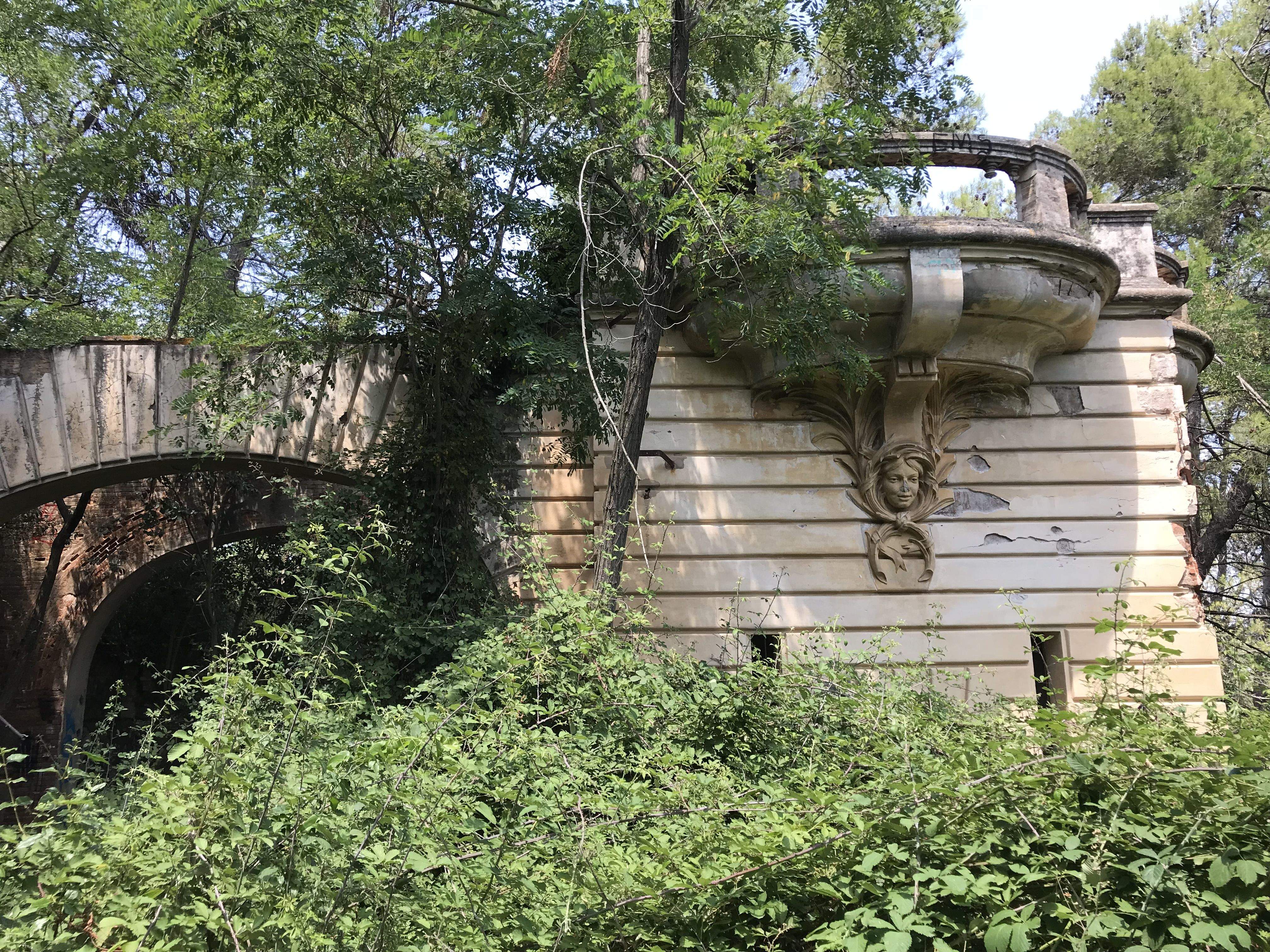 Restes del Casino de la Rabassada. FOTO: TOT Sant Cugat
