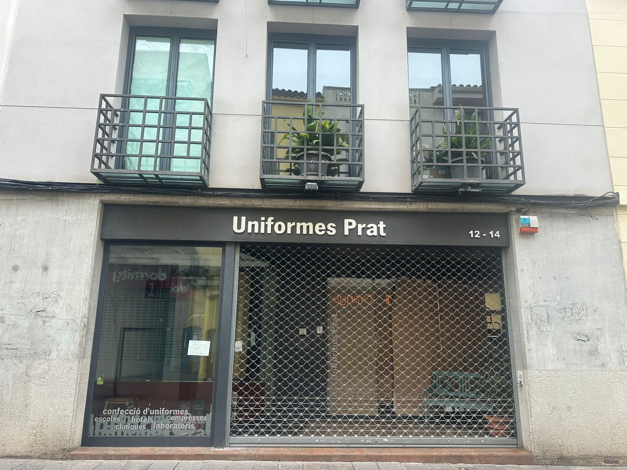 Uniformes Prat ha tancat les portes aquesta setmana FOTO: TOT Sant Cugat