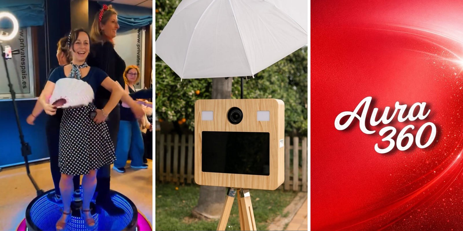 A Aura 360 converteixen qualsevol celebració en una experiència plena de records i diversió. FOTO: Cedida