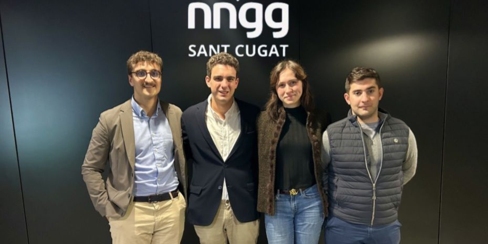 D'esquerra a dreta: Jordi Bravo, Nacho Bruna, Andrea Povea i Joan López. FOTO: Cedida